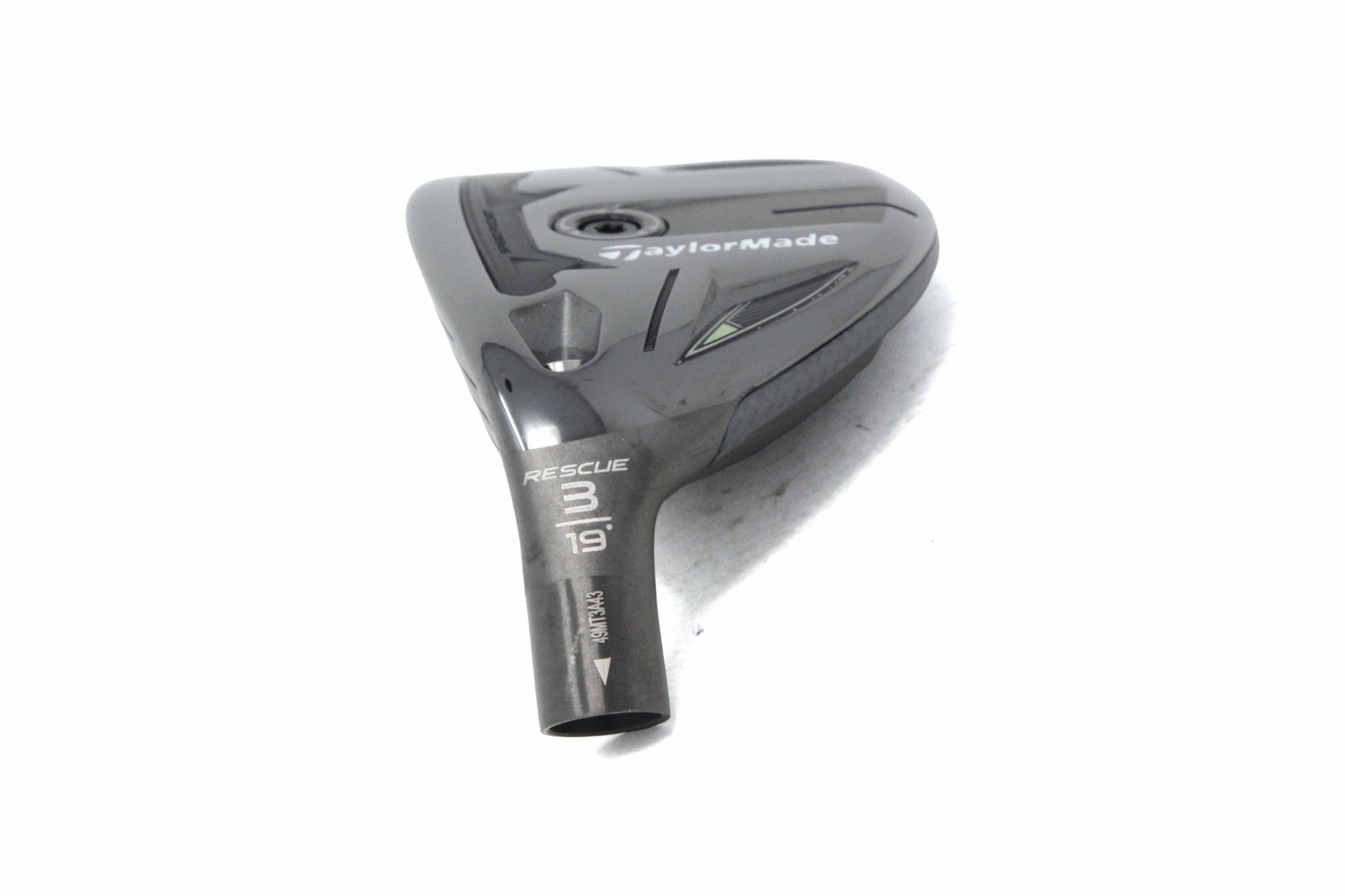 Used TaylorMade Qi35 Rescue 3H - HEAD ONLY - Left-Handed - 19 Degrees