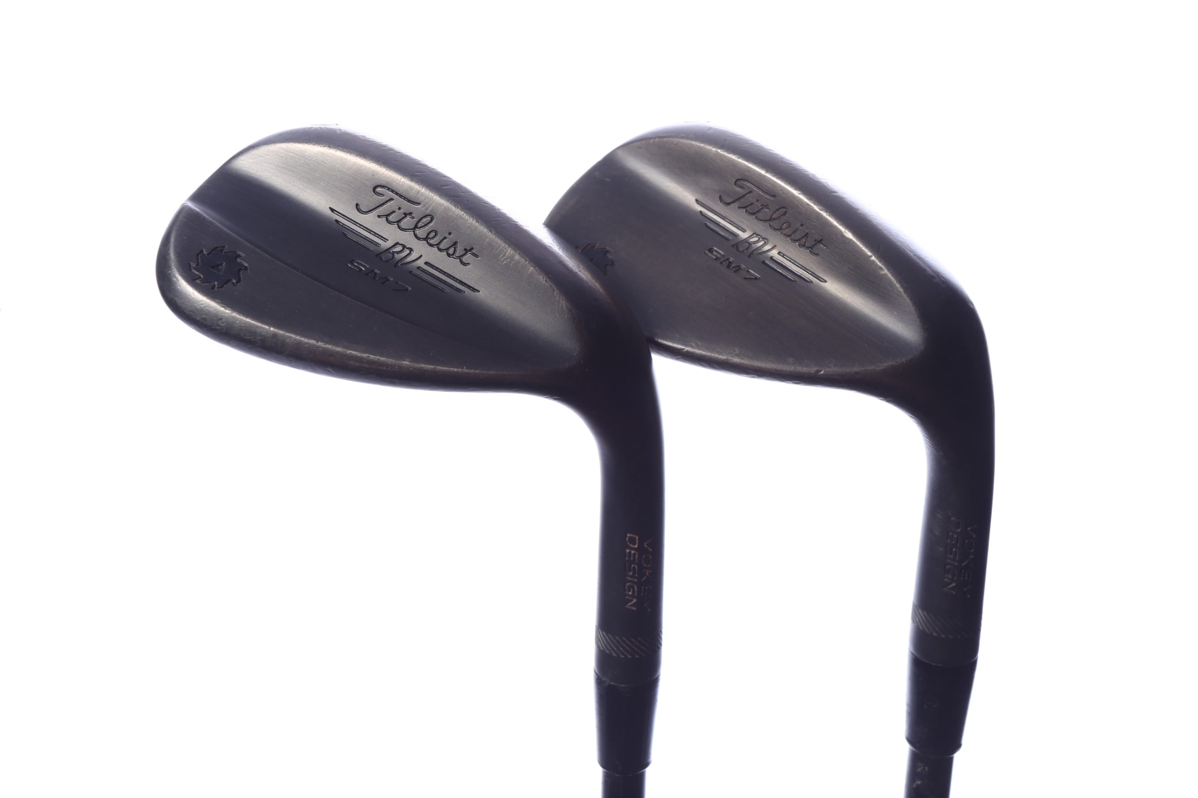 Used Titleist Vokey SM7 Jet Black Wedge Set - Right-Handed - 56*, 60* - Stiff Flex