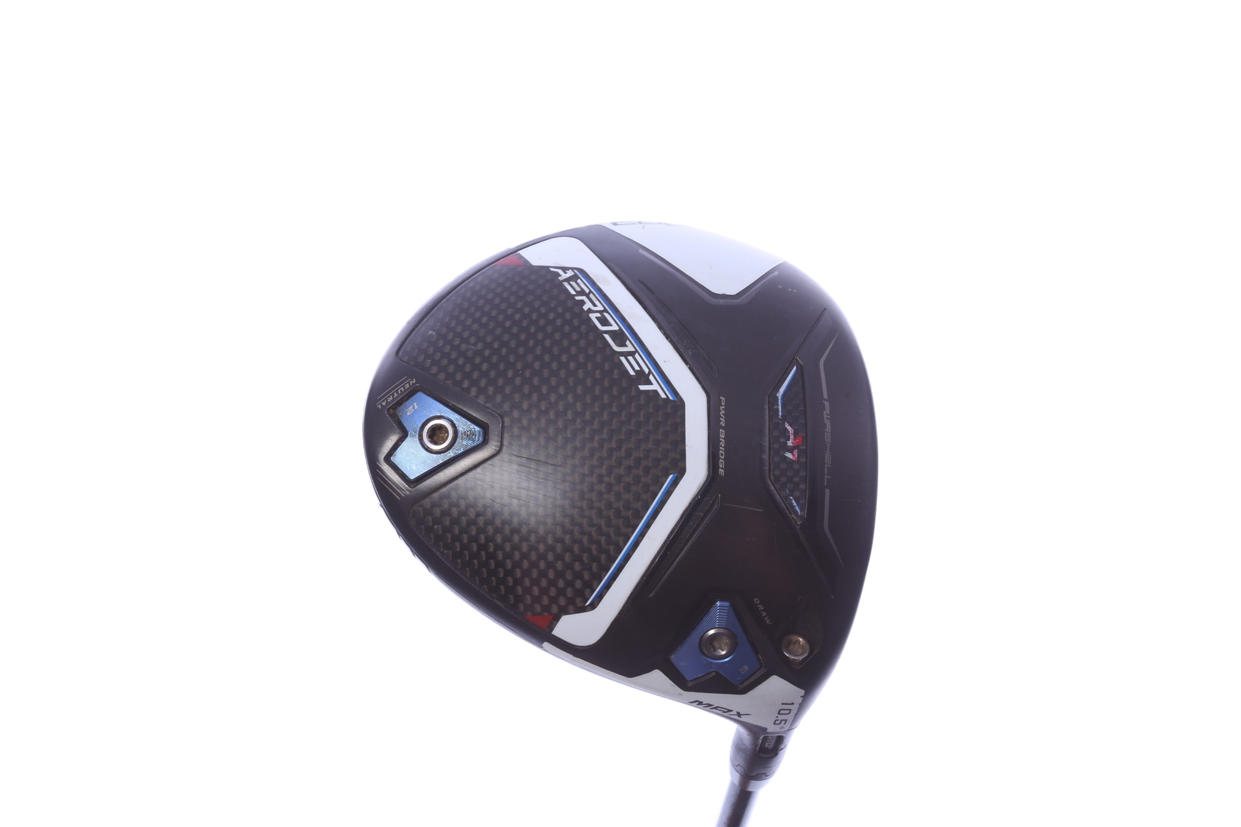 Used Cobra AeroJet MAX Driver - 10.5 Degrees - Stiff Flex Mitsubishi Kai'li Blue - Right-Handed