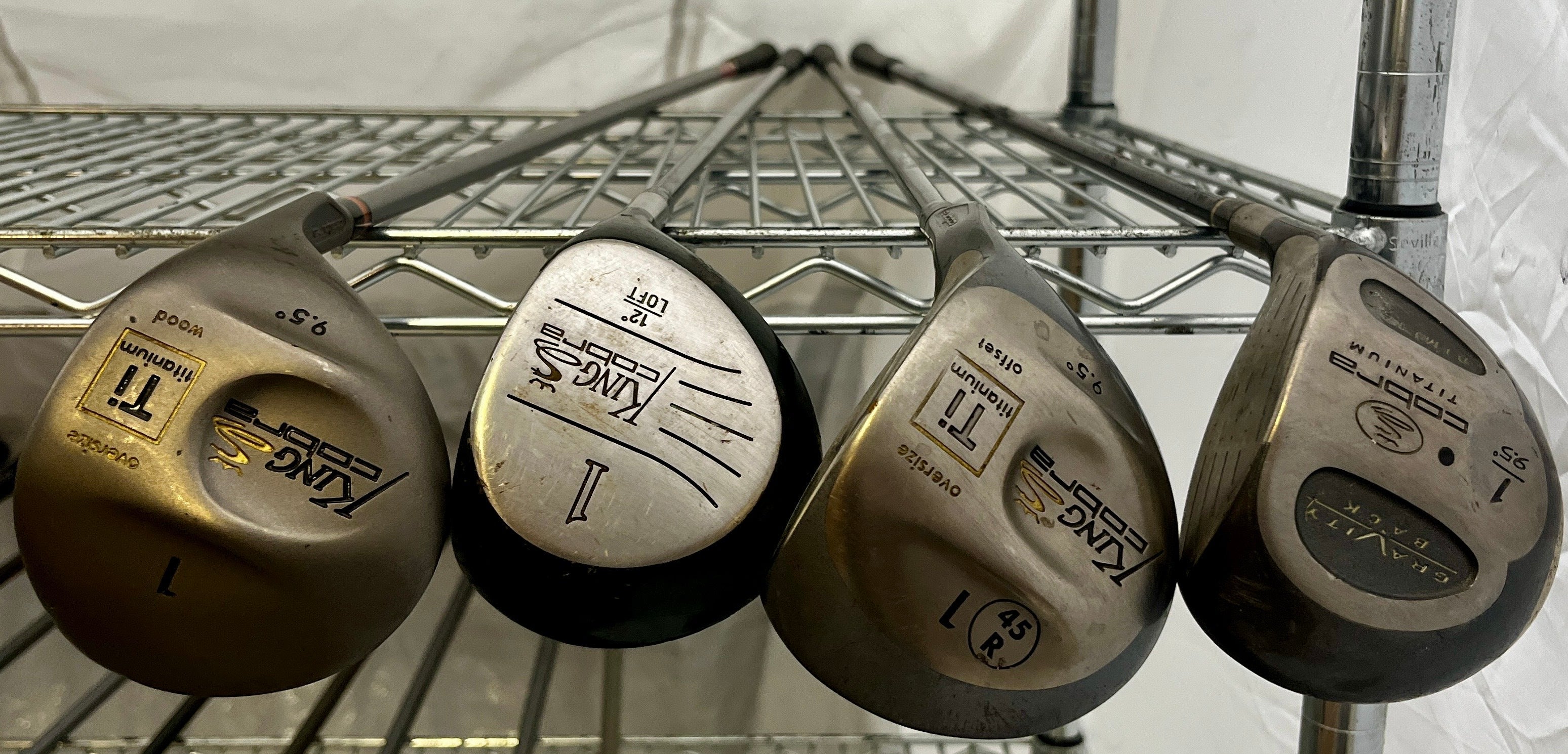 Wholesale Lot of 20 Golf Clubs - Cobra Fairway Woods & Drivers-Next Round