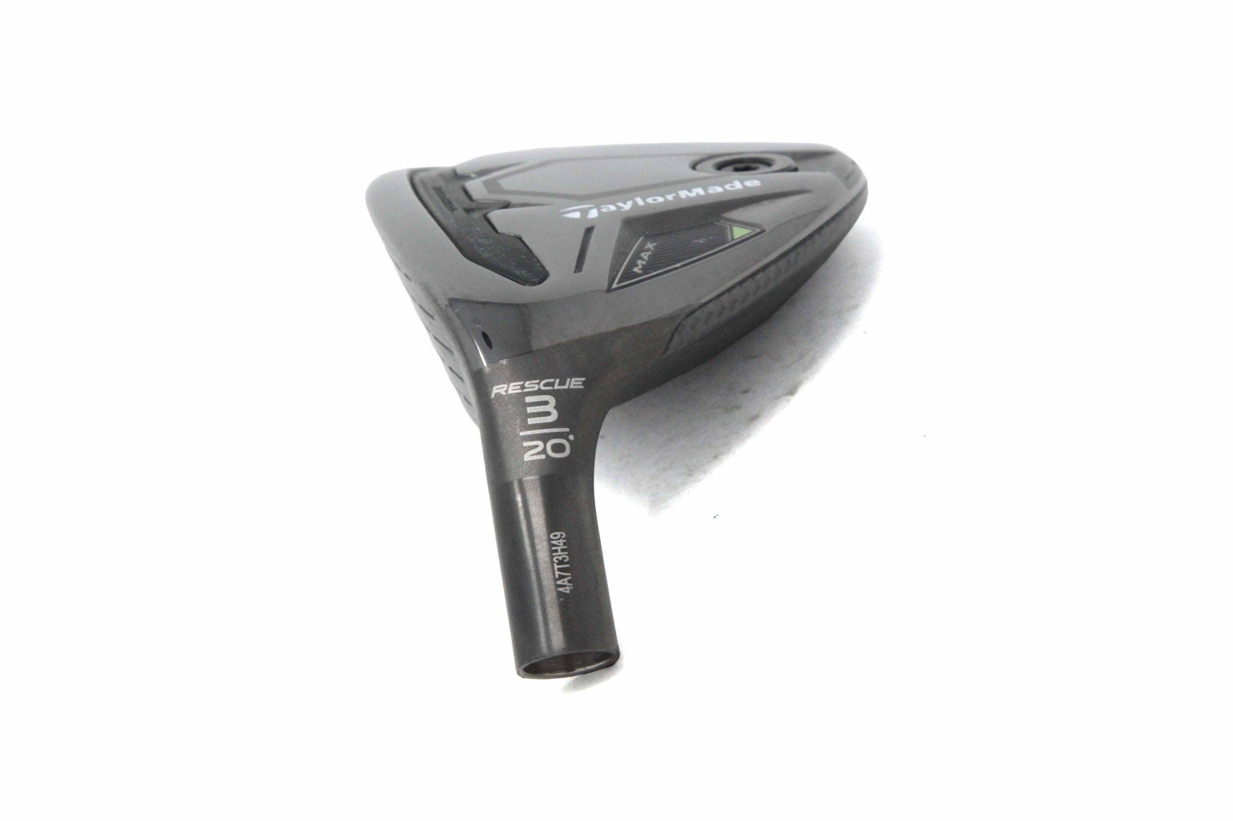 Used TaylorMade Qi35 MAX Rescue 3H - HEAD ONLY - Left-Handed - 20 Degrees