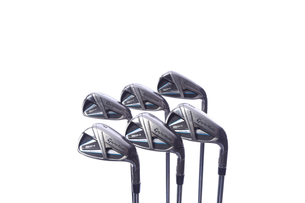 Used TaylorMade SIM MAX Iron Set - Right-Handed - 5-PW - Stiff Flex