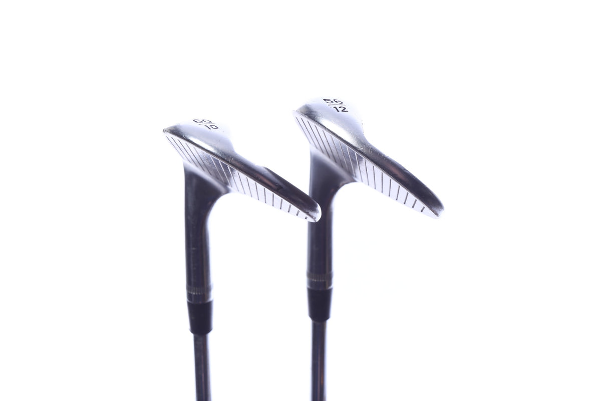 Used Callaway JAWS Full Toe Chrome Wedge Set - Right-Handed - 56*, 60* - Wedge Flex