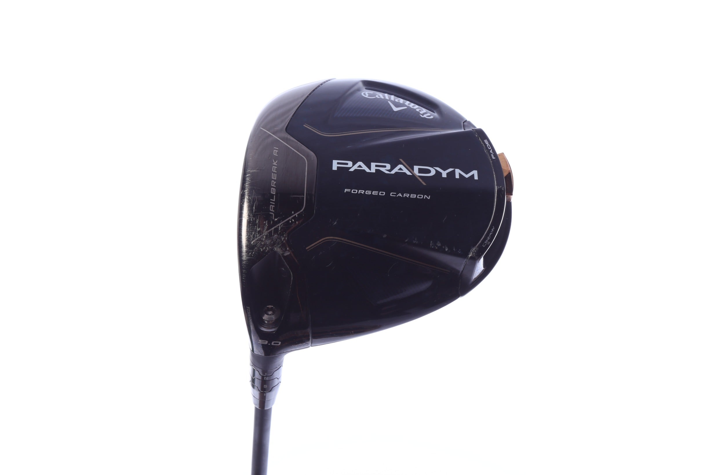 Used Callaway Paradym Driver - 9 Degrees - Regular Flex Aldila Rogue 130 MSI - Left-Handed