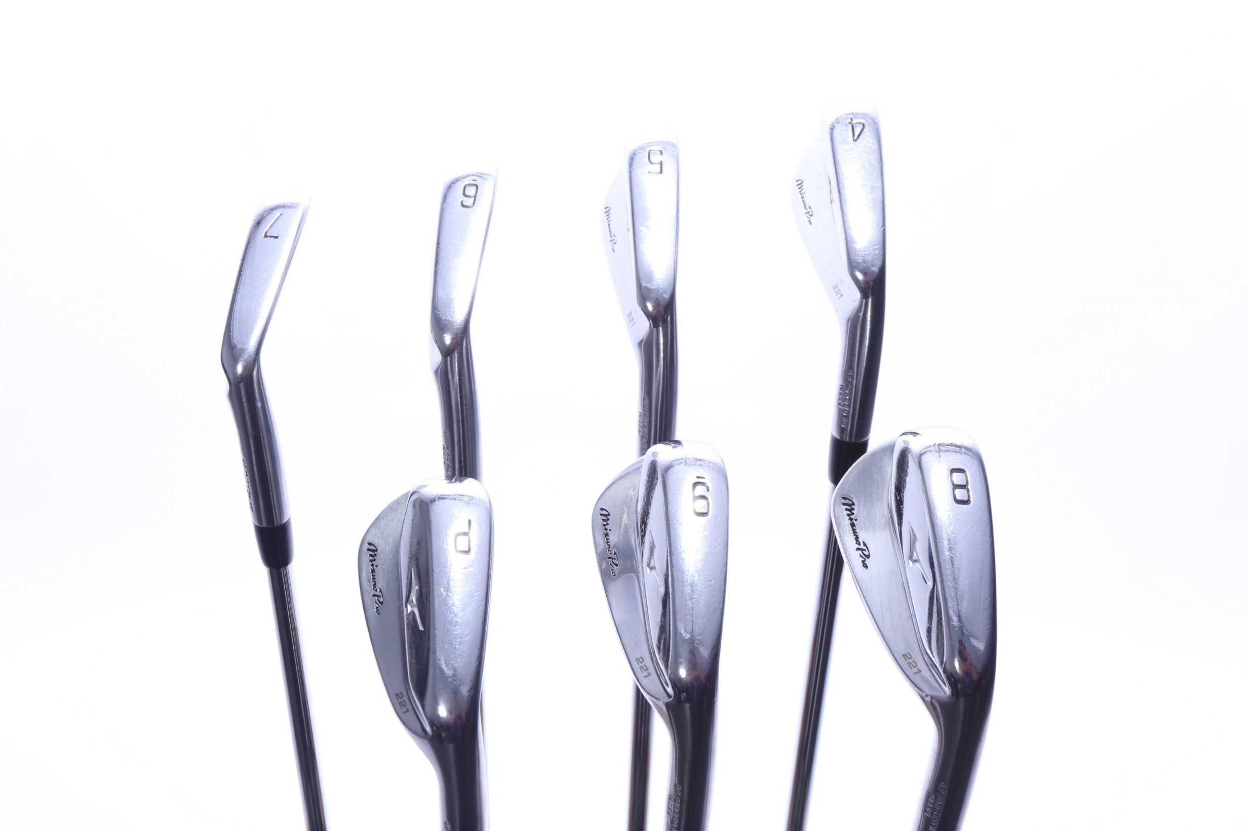 Used Mizuno Pro 221 Iron Set - Right-Handed - 4-PW - Regular Flex-Next Round