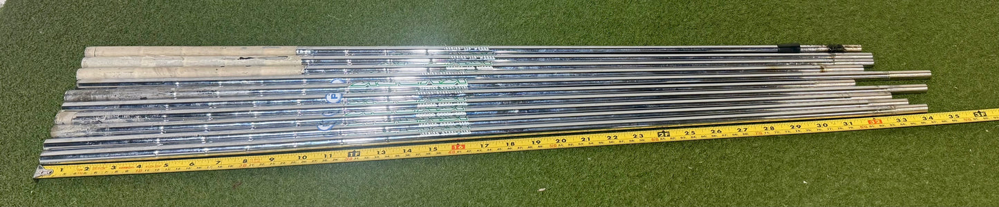 Wholesale Lot of 10 Golf Shafts- Accra iseries steel - 110i & 115i-Next Round