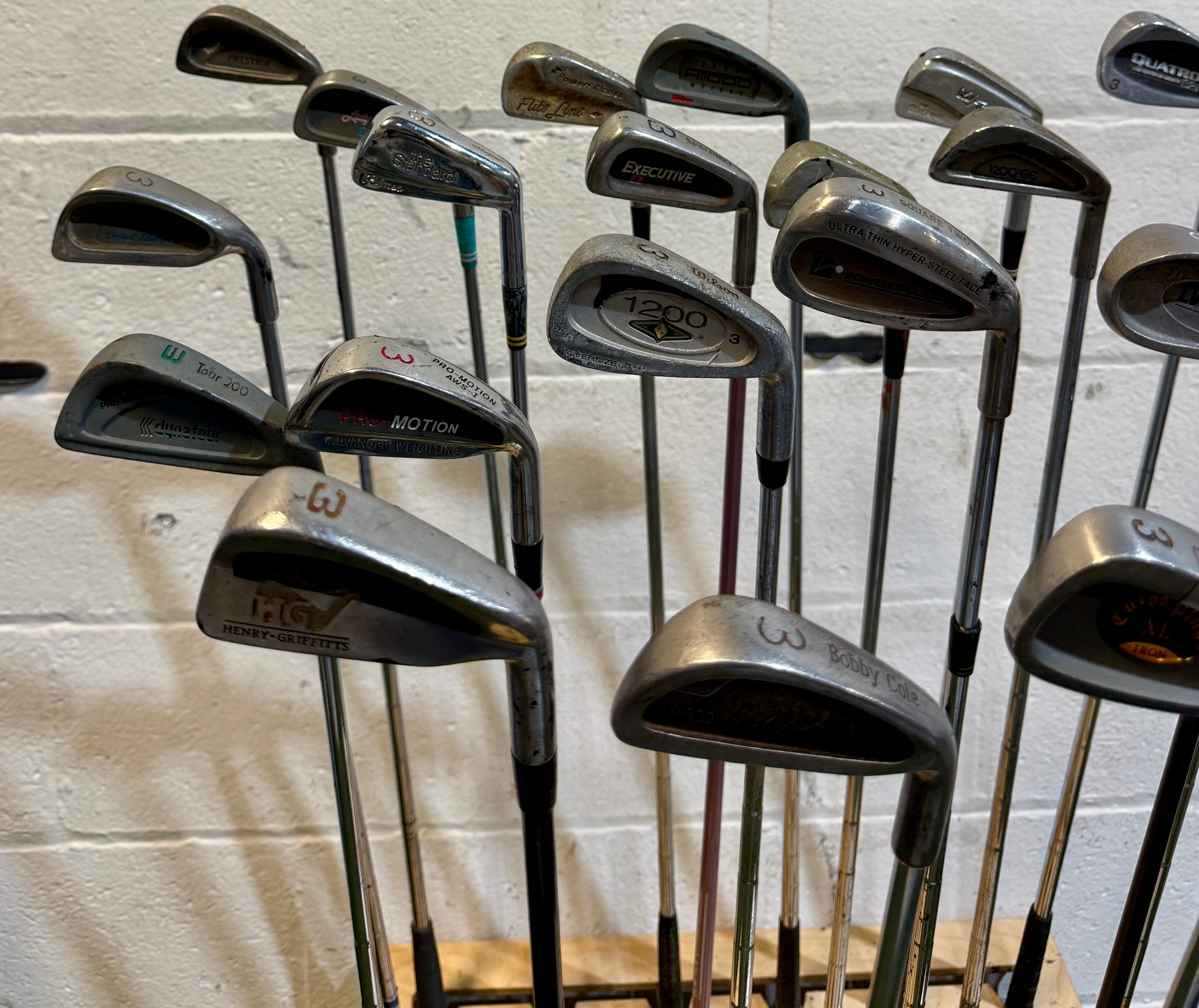 Wholesale Lot of 45 Golf Clubs - Assorted Single Irons-Next Round
