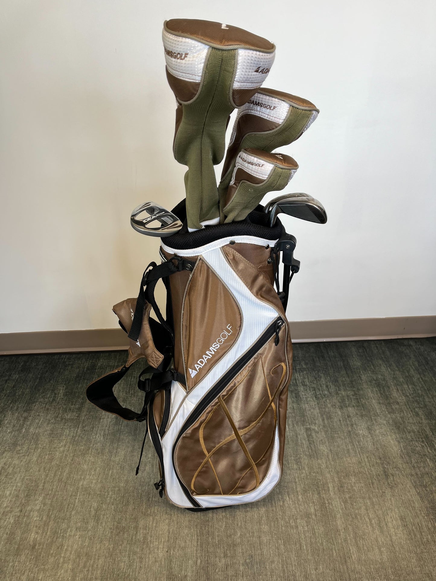 Used Adams Idea a7OS Complete Set - Right-Handed - 1W. 5W, 5H, 7i, 9i. SW - Ladies Flex-Next Round