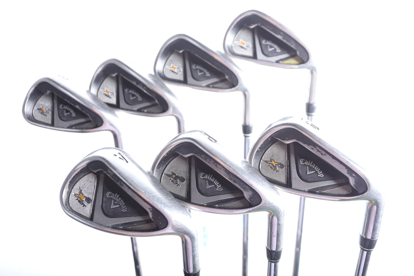 Used Callaway X2 Hot Iron Set - Right-Handed - 5-AW - Stiff Flex-Next Round