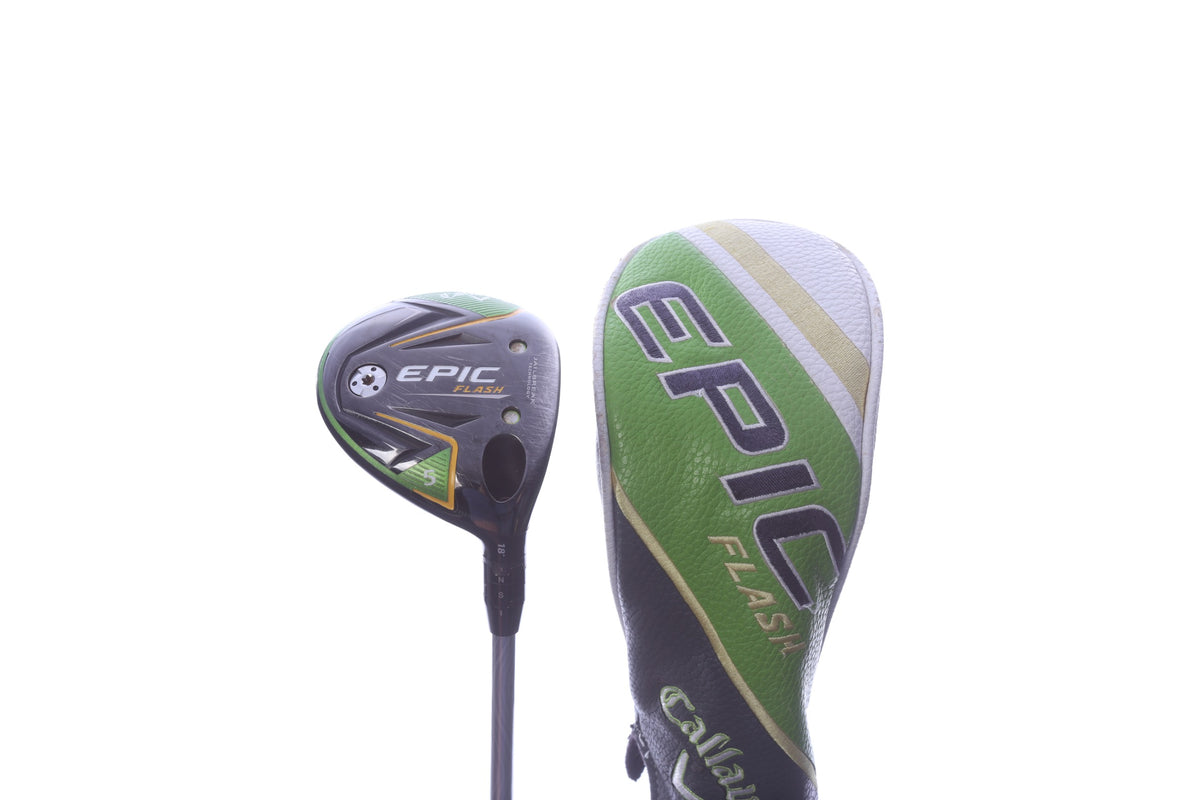 Used Callaway Epic Flash 5-Wood - Right-Handed - 18 Degrees - Regular Flex