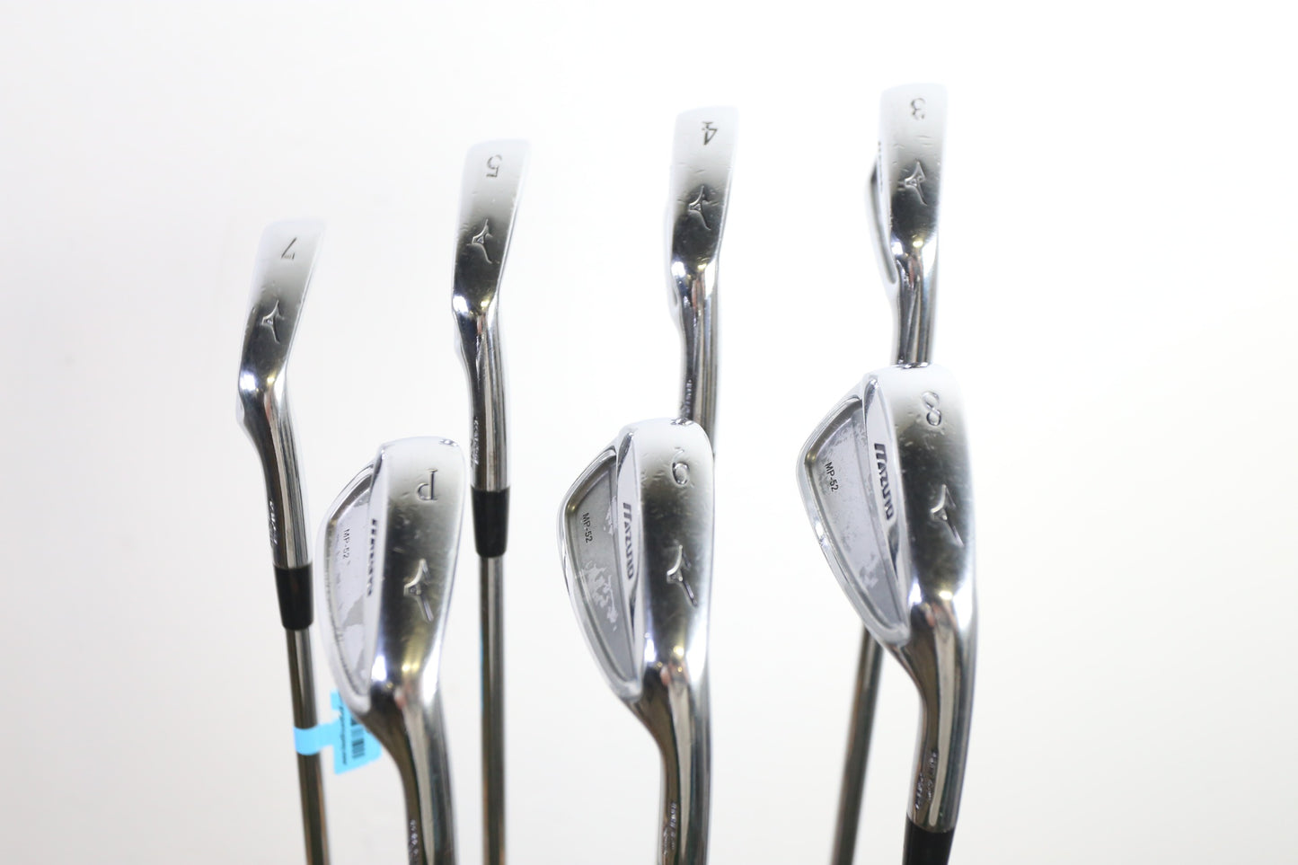Used Mizuno MP-52 Iron Set - Right-Handed - 3-5, 7-PW - Stiff Flex-Next Round