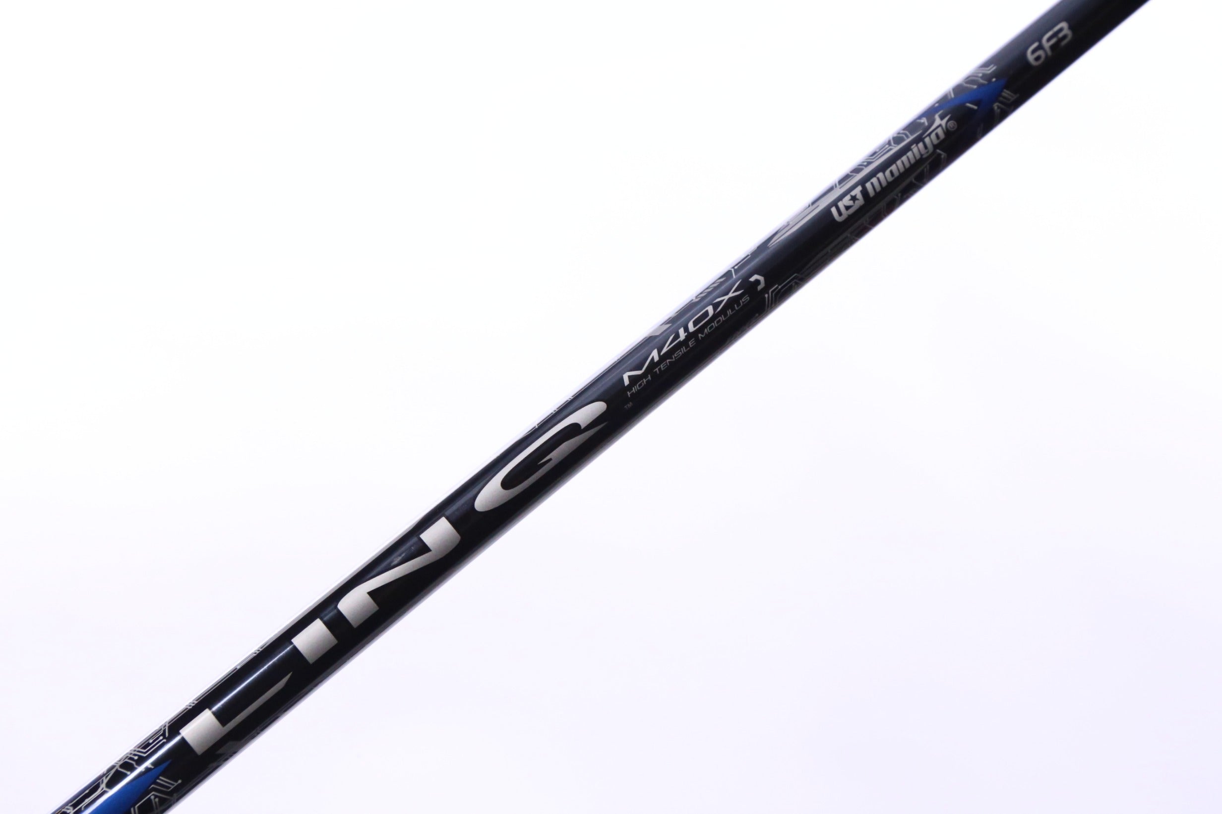 Used Ust Mamiya Lin-Q M40X Blue Fairway Wood Shaft Regular Flex Graphite - 42.75 in - Cobra MyFly Adapter-Next Round
