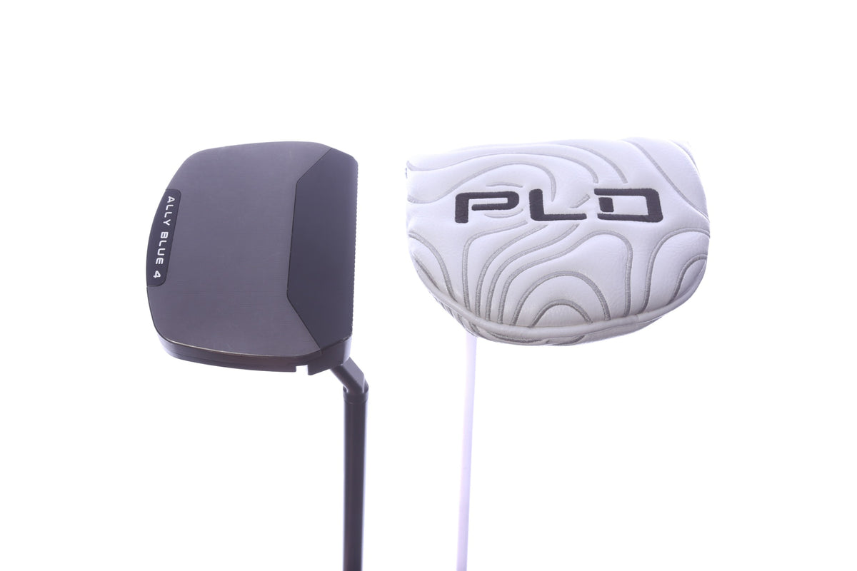 Used Ping PLD Milled Ally Blue 4 Gunmetal Putter - Right-Handed - 35 in - Mallet-Next Round