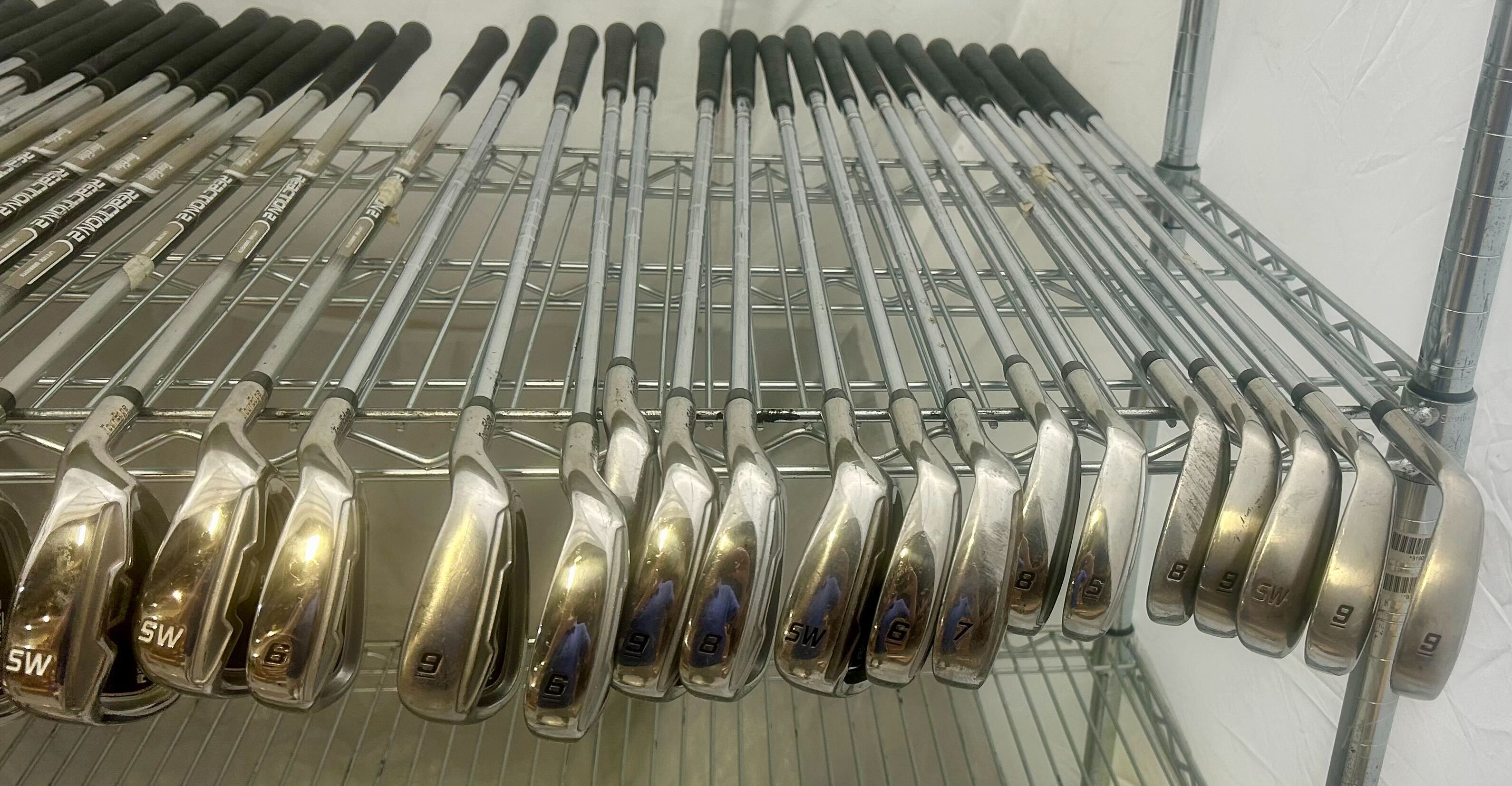 Wholesale Lot of 40 Golf Clubs - ALL Right-handed - Tour Edge Irons and Wedges-Next Round