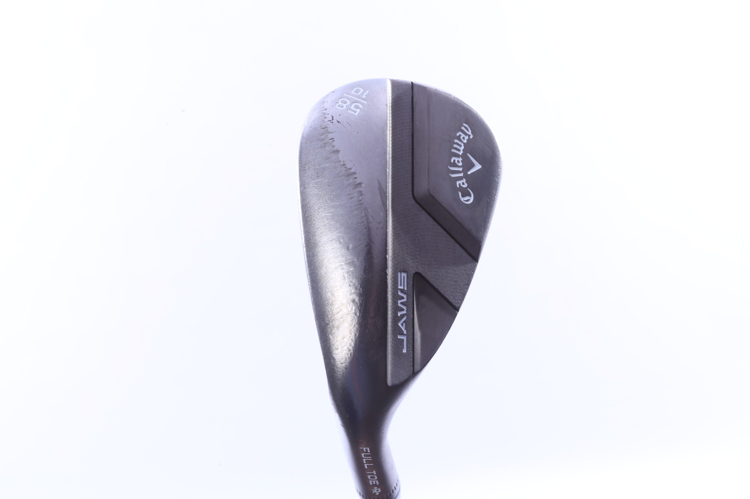 Used Callaway JAWS Full Toe Black Lob Wedge - Left-Handed - 58 Degrees - Stiff Flex-Next Round