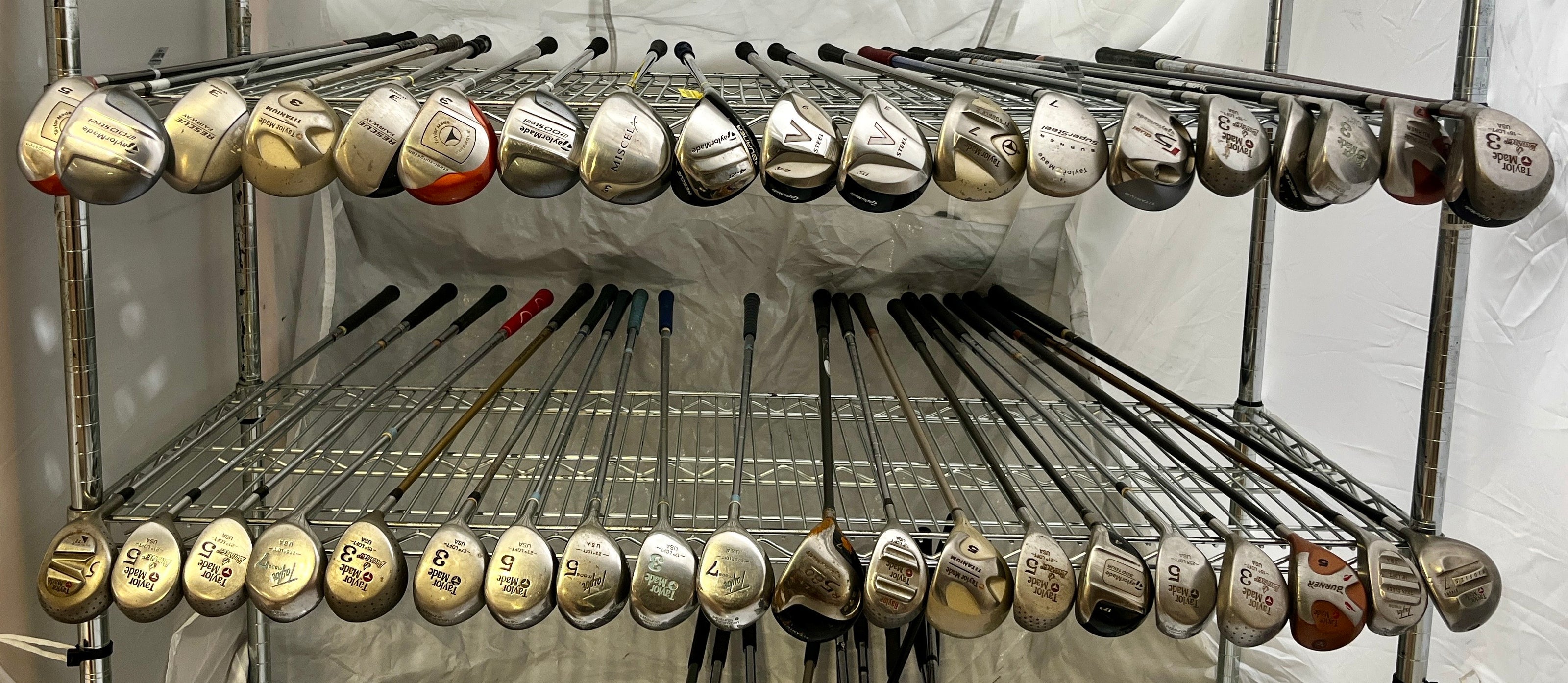 Wholesale Lot of 40 Golf Clubs - TaylorMade Fairway Woods-Next Round