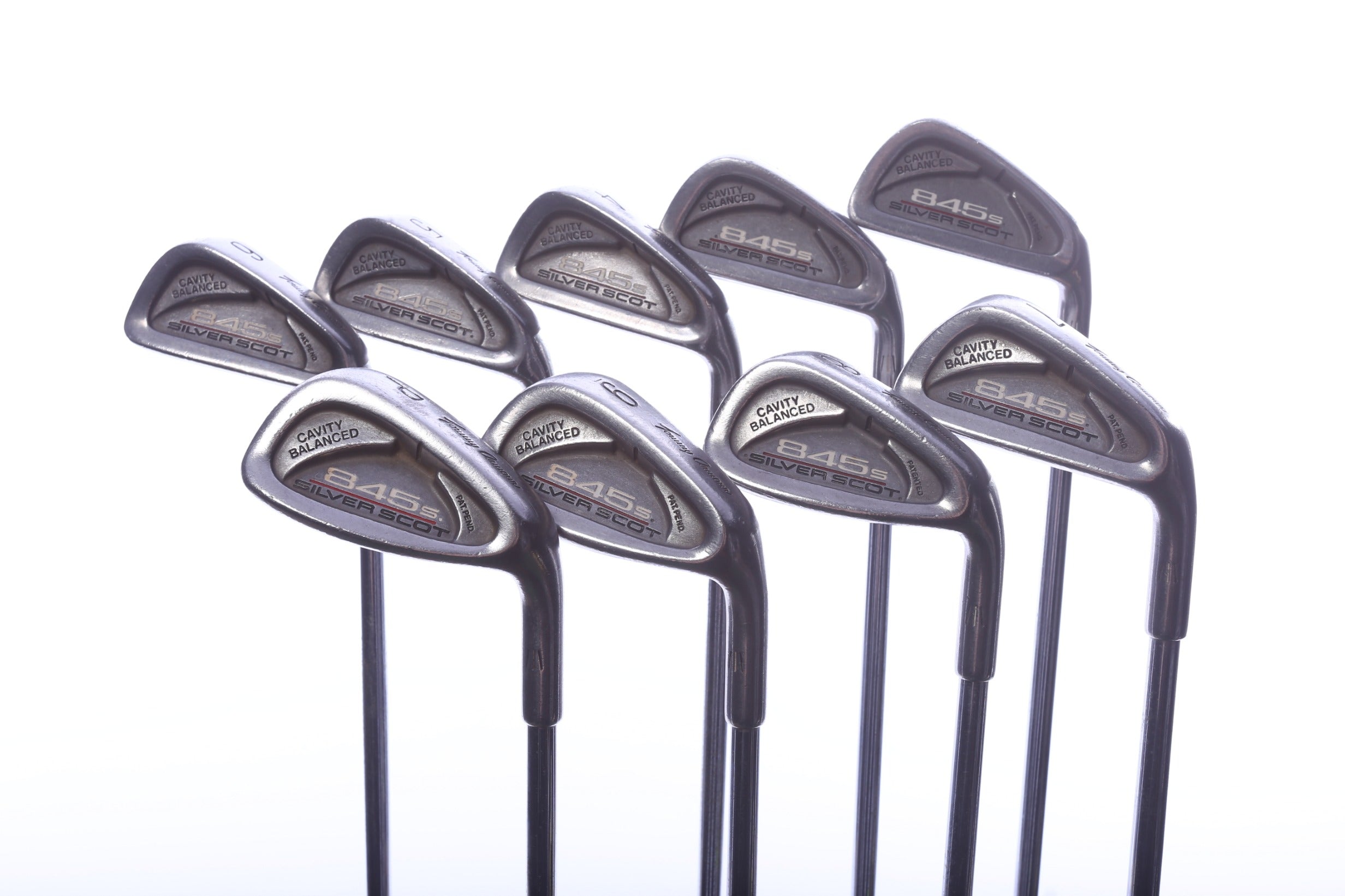Used Tommy Armour 845s SILVER SCOT Iron Set - Right-Handed - 2-PW - Stiff Flex