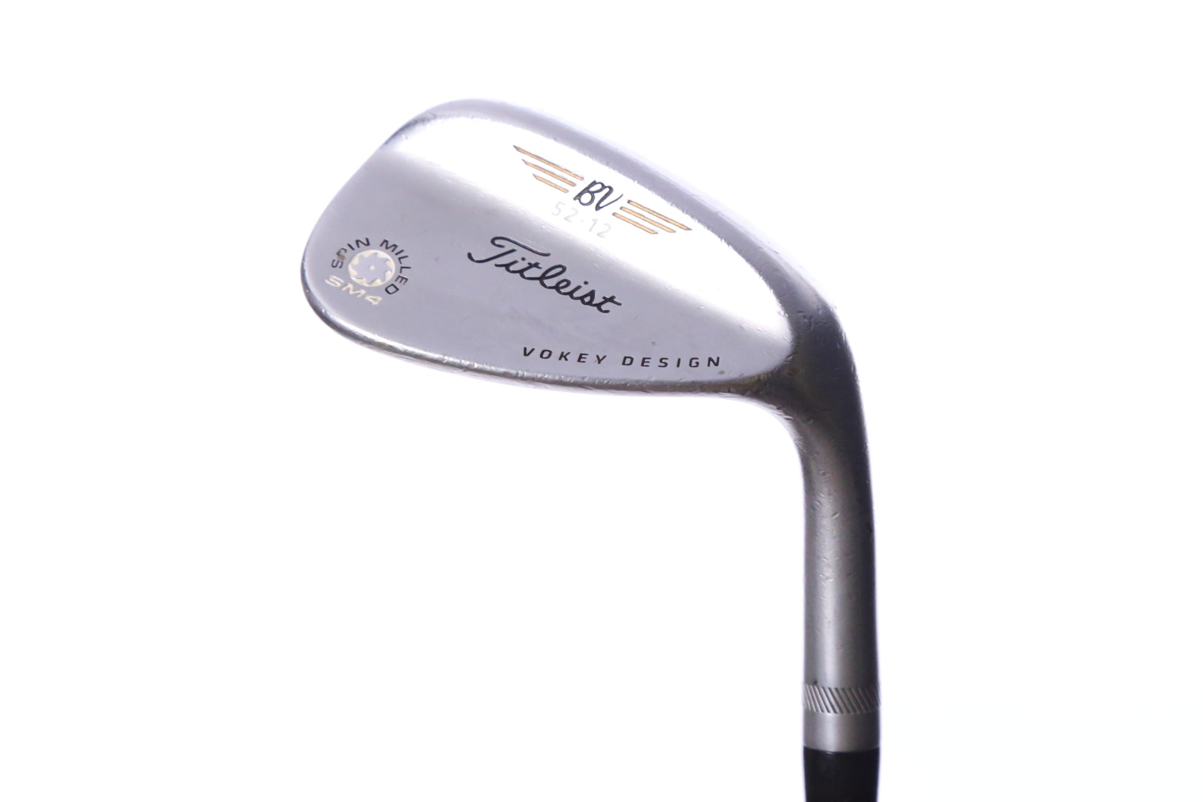 Used Titleist Vokey SM4 Tour Chrome Gap Wedge - Right-Handed - 52 Degrees - Wedge Flex-Next Round