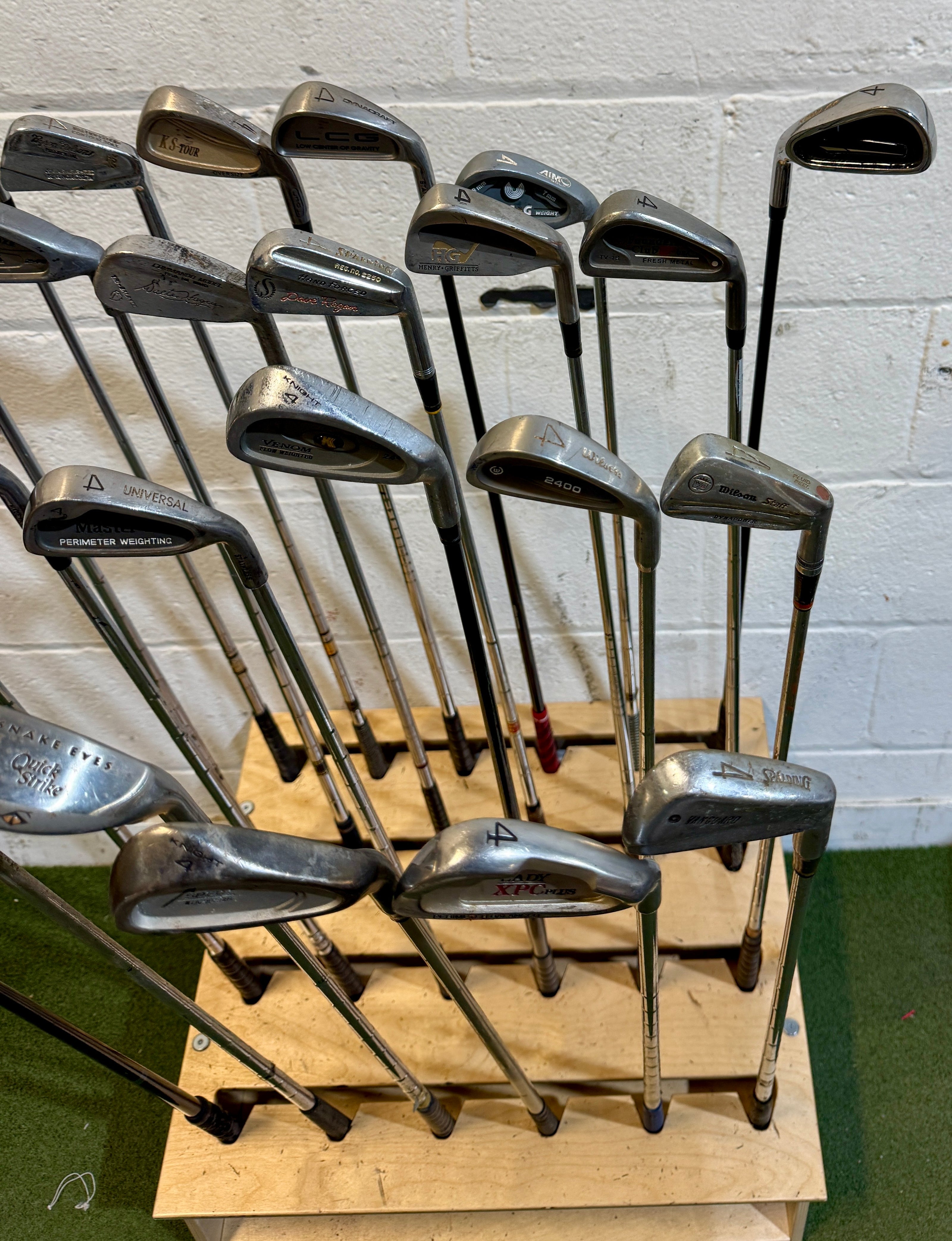 Wholesale Lot of 45 Golf Clubs - Assorted Single Irons-Next Round
