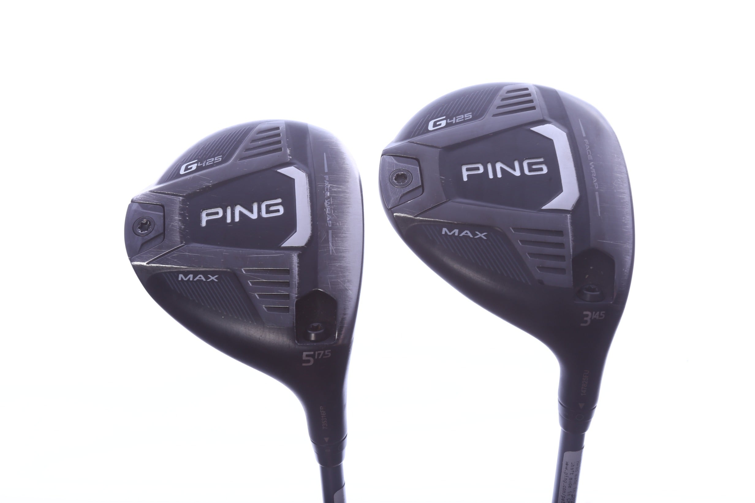 Used Ping G425 MAX Wood Set - Right-Handed - 3W, 5W - Regular Flex