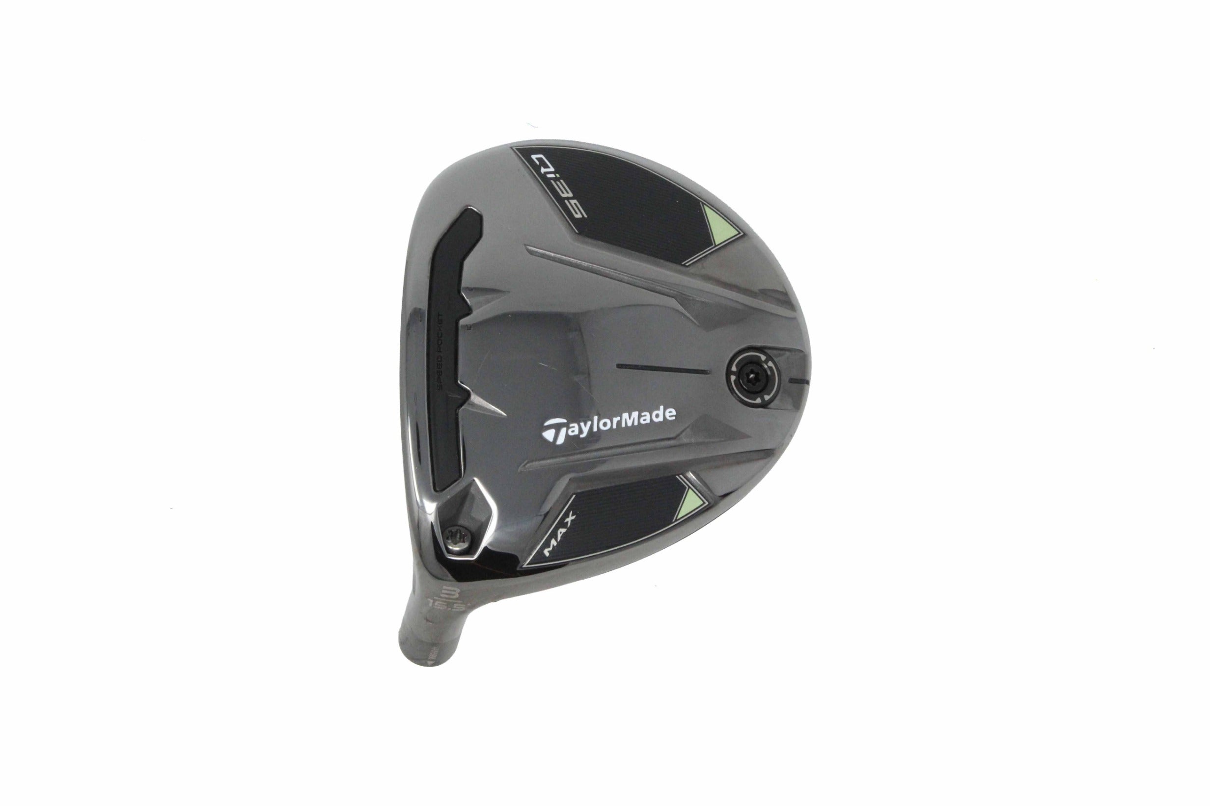 Used TaylorMade Qi35 MAX 3-Wood - HEAD ONLY - Left-Handed - 15.5 Degrees
