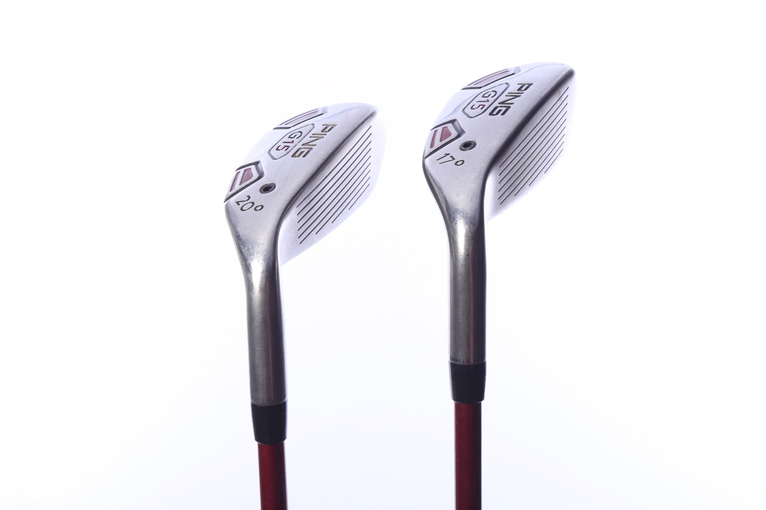 Used Ping G15 Hybrid Set - Right-Handed - 2H, 3H - Stiff Flex-Next Round