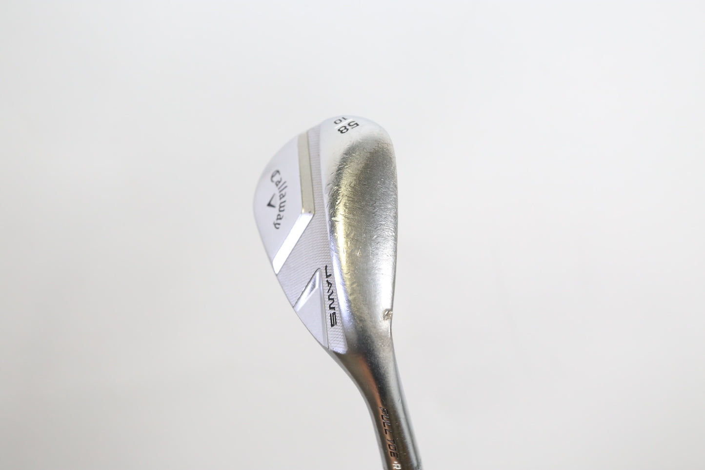 Used Callaway JAWS Full Toe Chrome Lob Wedge - Right-Handed - 58 Degrees - Stiff Flex