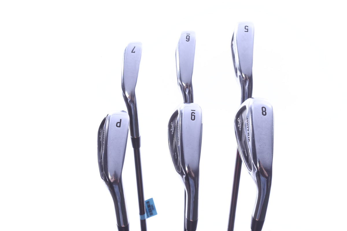 Used Callaway Mavrik Pro Iron Set - Right-Handed - 5-PW - Stiff Flex