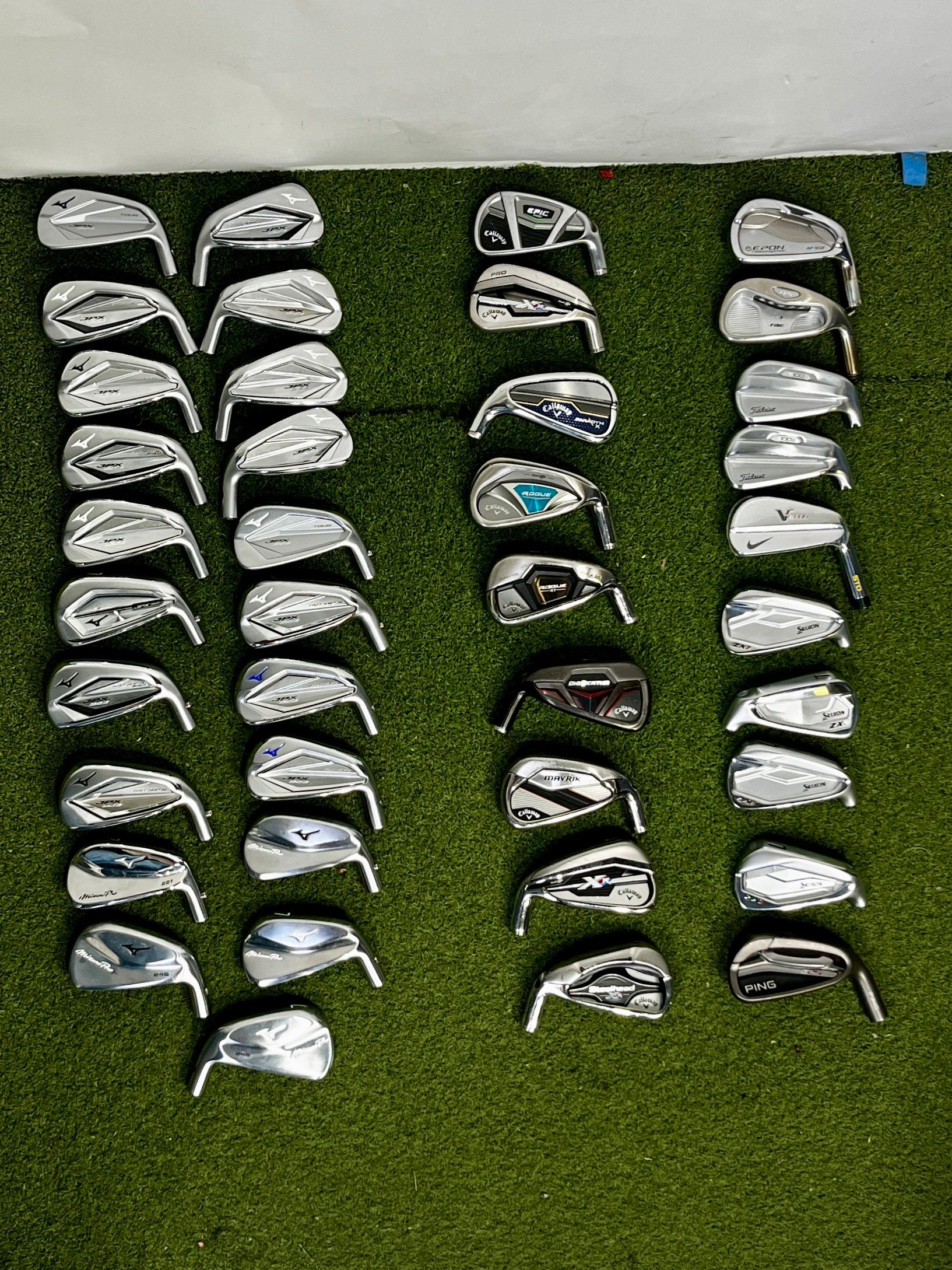 Wholesale Lot of 40 Assorted Fitting irons - Assorted Brands Including Callaway-Next Round