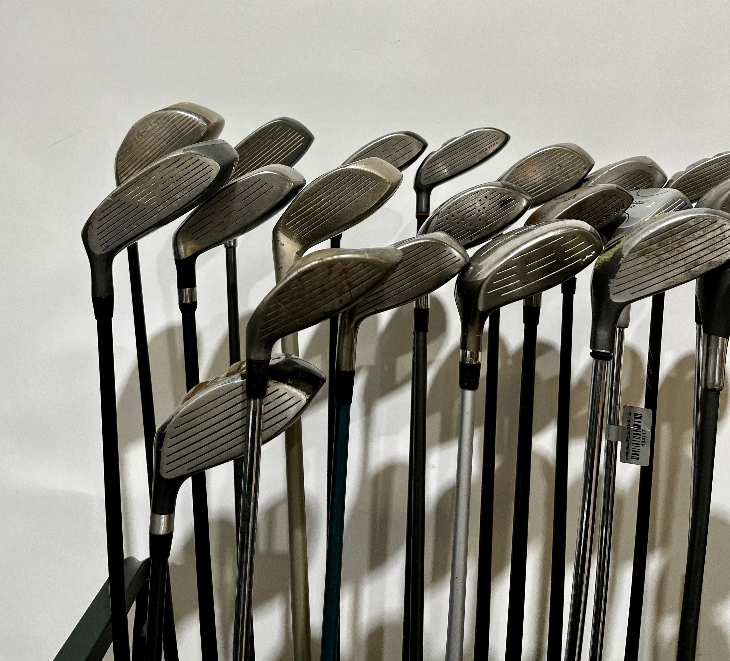 Wholesale Lot of 25 Golf Clubs -Right-Handed - Assorted Fairway Woods-Next Round