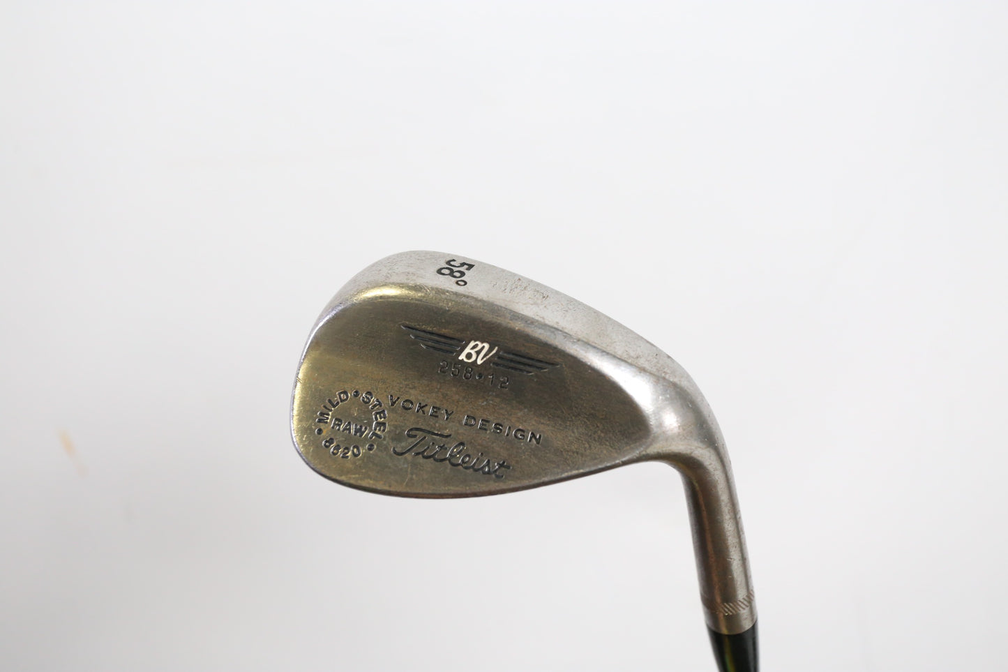 Used Titleist Mild Steel Raw 8820 Lob Wedge - Right-Handed - 58 Degrees - Stiff Flex