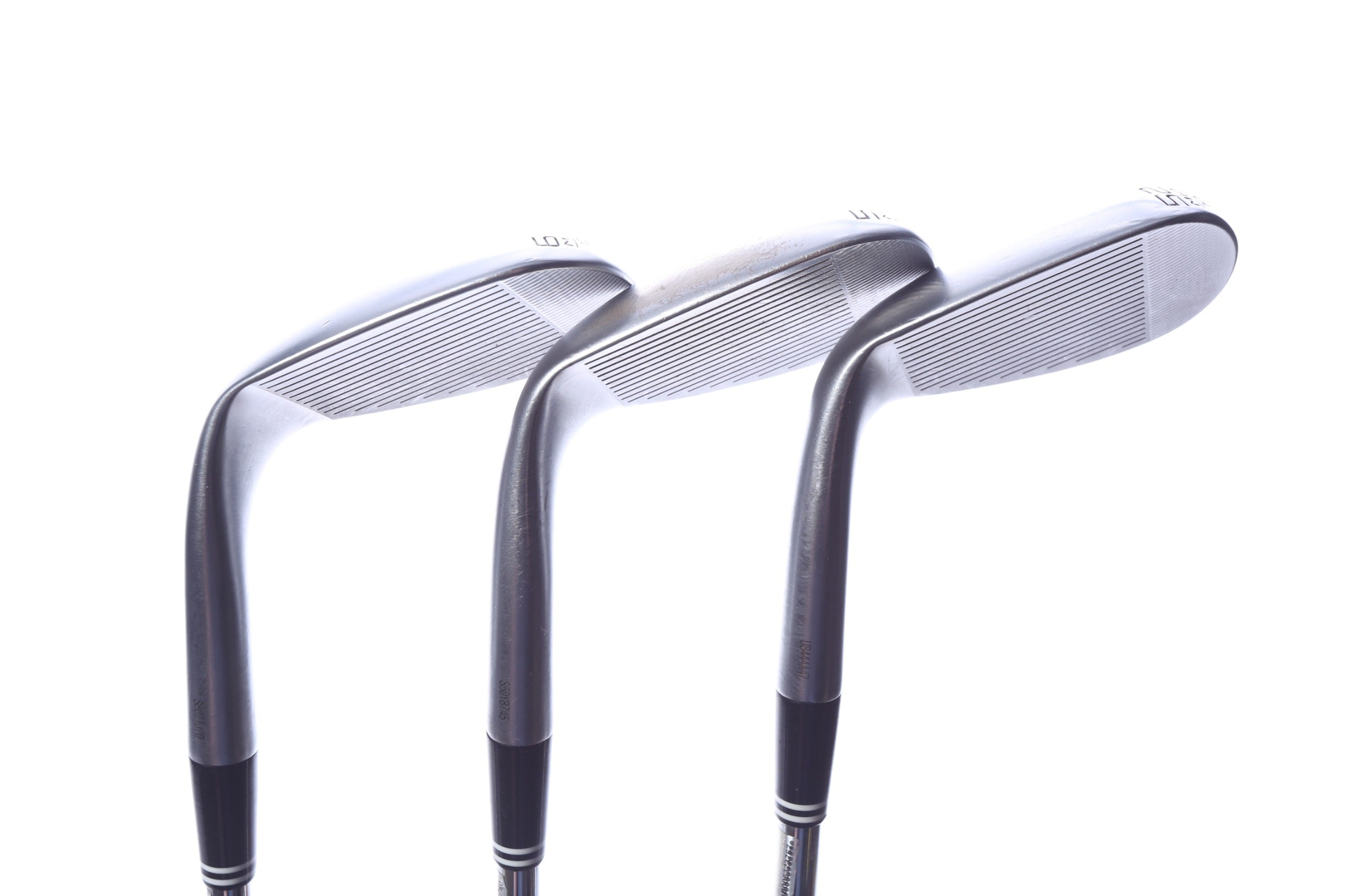 Used Cleveland RTX 6 ZipCore Tour Satin Wedge Set - Right-Handed - 52*, 56*, 60* - Wedge Flex