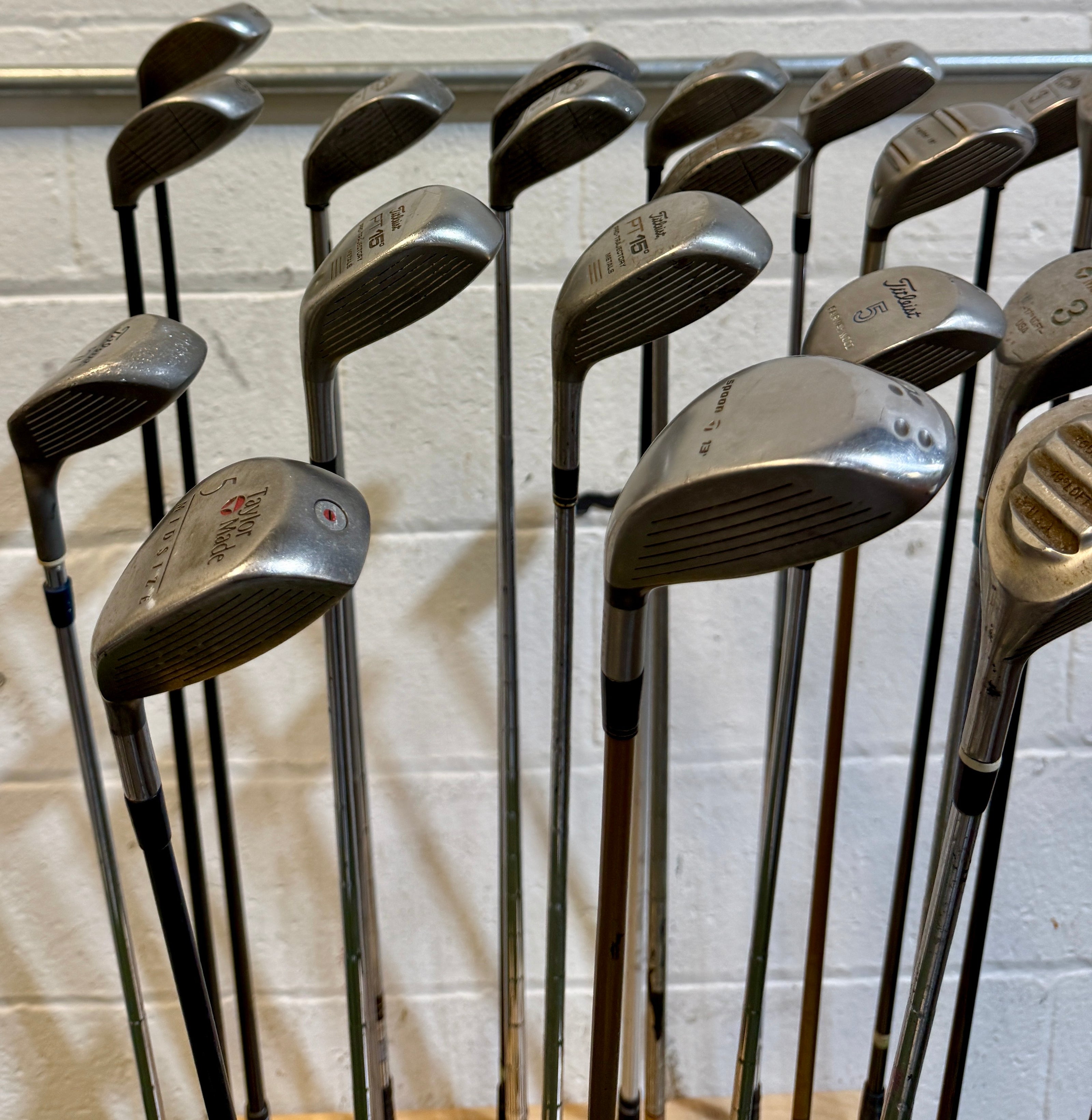 Wholesale Lot of 45 Golf Clubs - Assorted Fairway Woods-Next Round