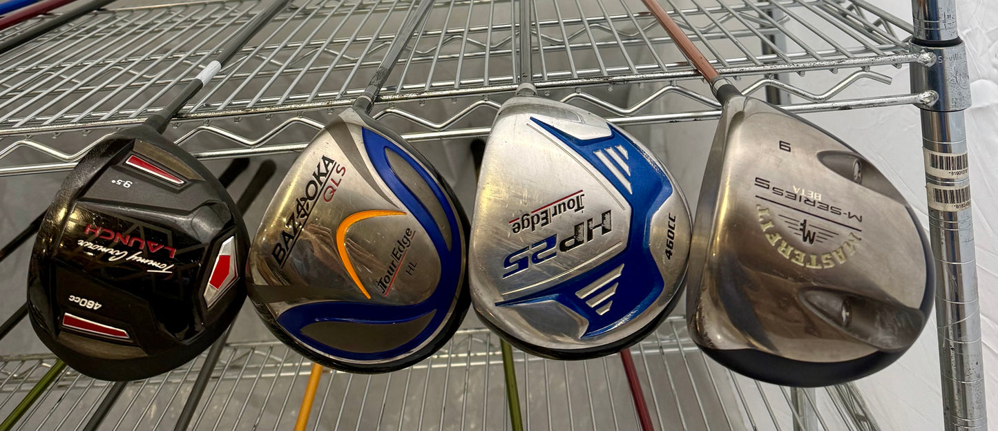 Wholesale Lot of 20 Golf Clubs - Assorted Drivers-Next Round