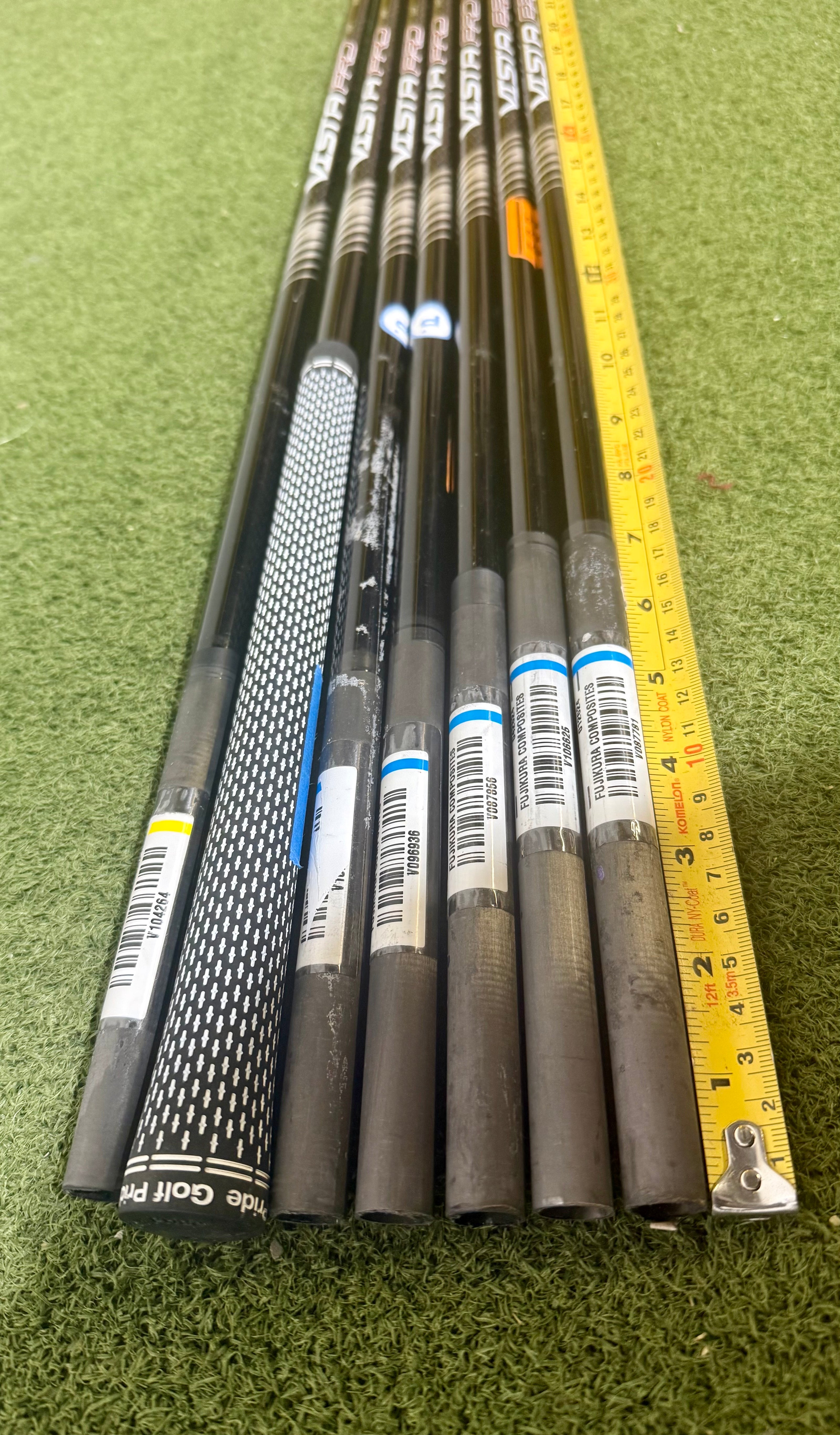 Wholesale Lot of 7 Golf Shafts- Fujikura Vista Pro-Next Round