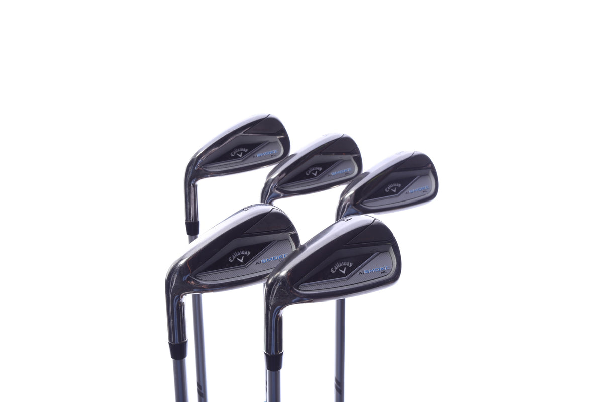 Used Callaway Paradym Ai Smoke HL Iron Set - Left-Handed - 6-PW - Seniors Flex