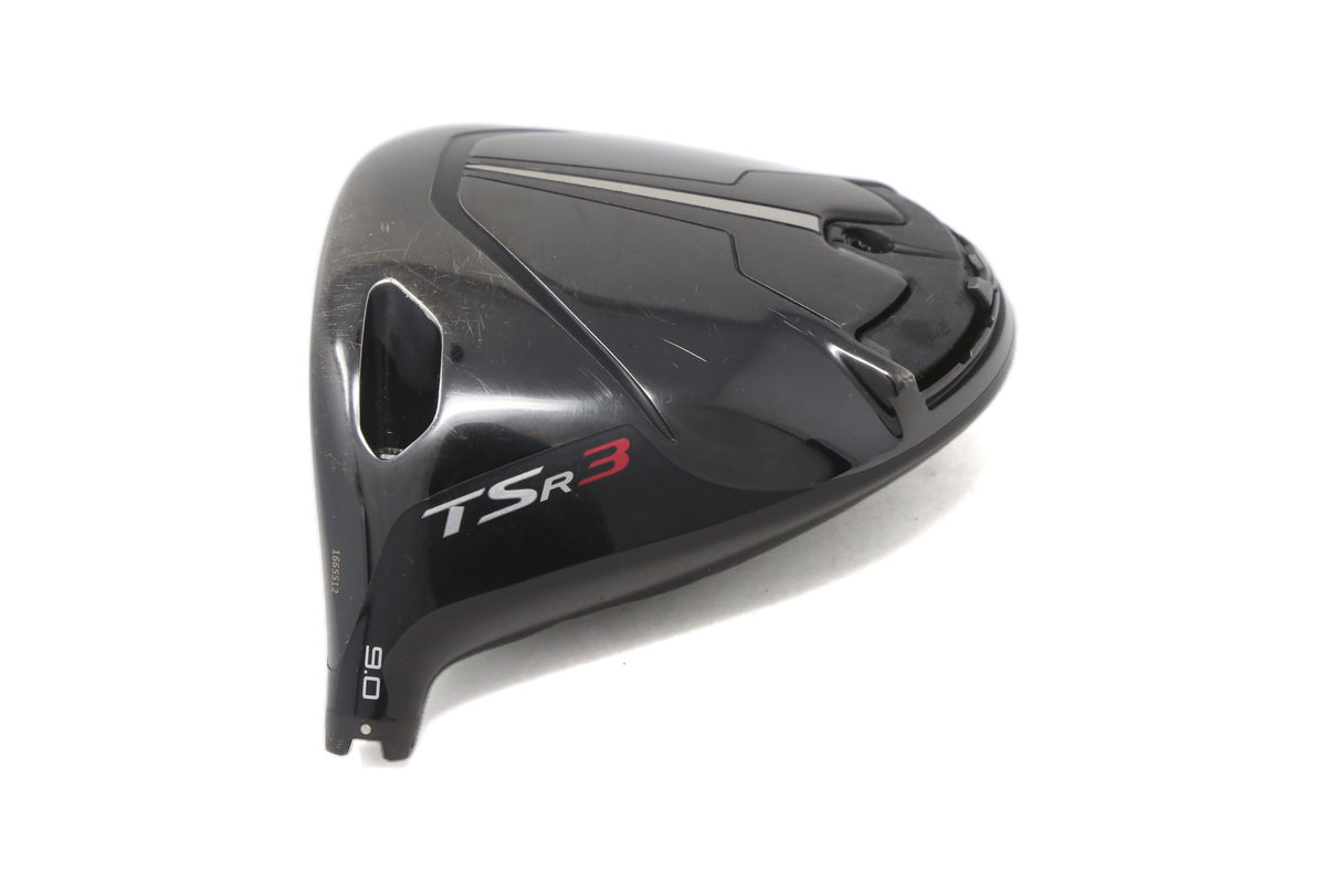 Used Titleist TSR3 Driver - HEAD ONLY - Left-Handed - 9 Degrees