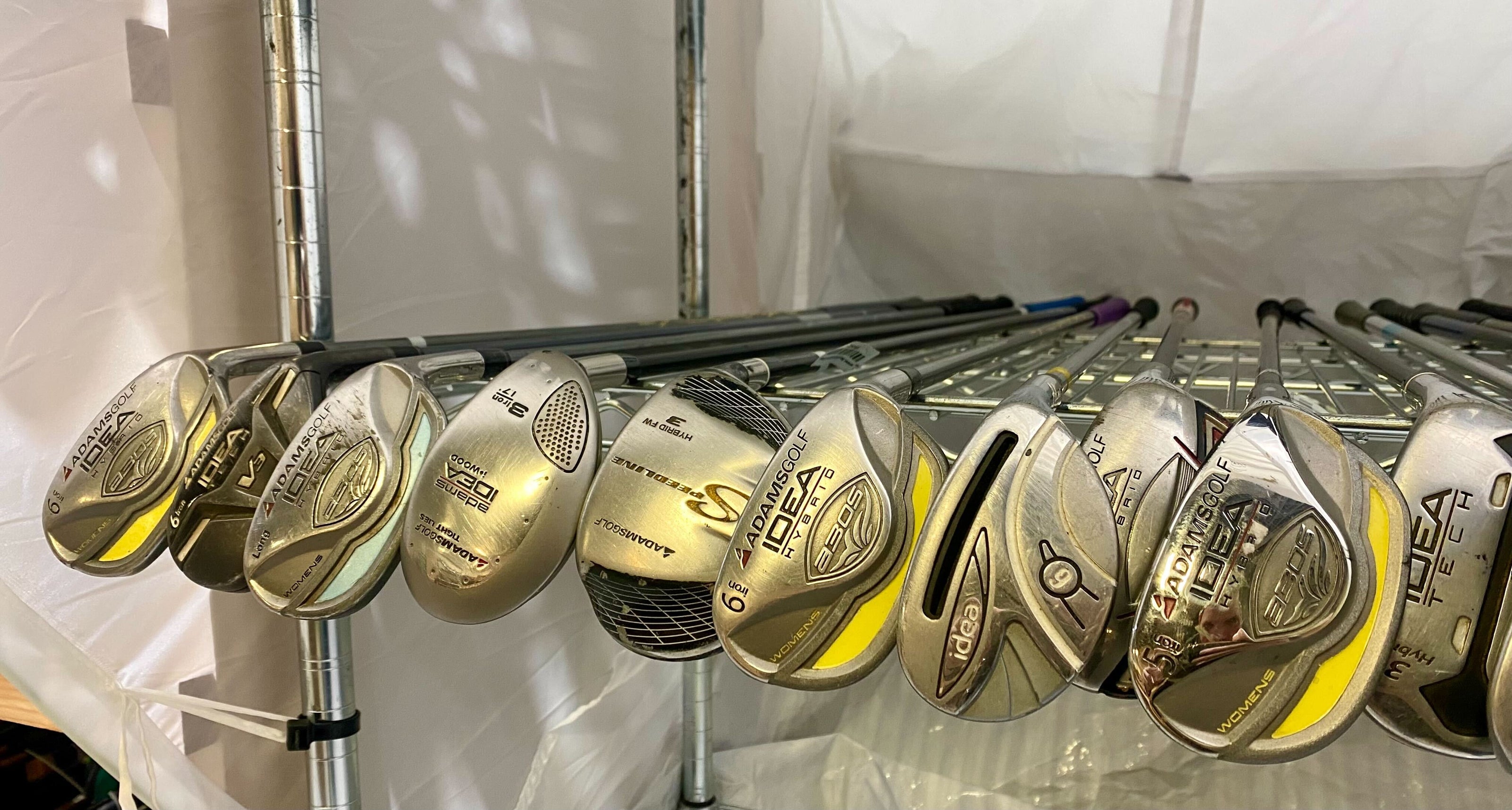 Wholesale Lot of 50 Golf Clubs - Adams Assorted Hybrids-Next Round