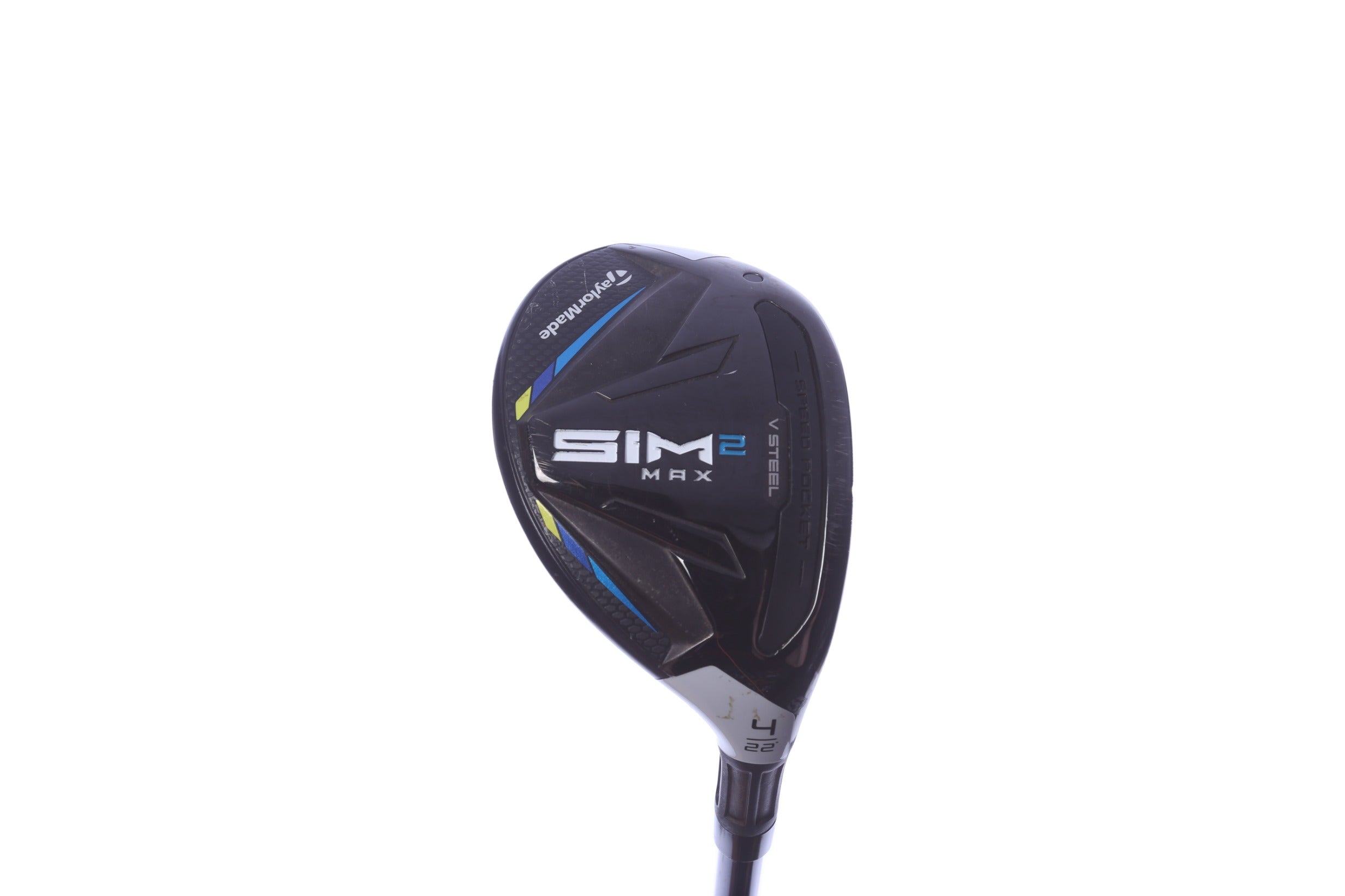 Used TaylorMade SIM2 MAX Rescue 4H Hybrid - Right-Handed - 22 Degrees - Seniors Flex
