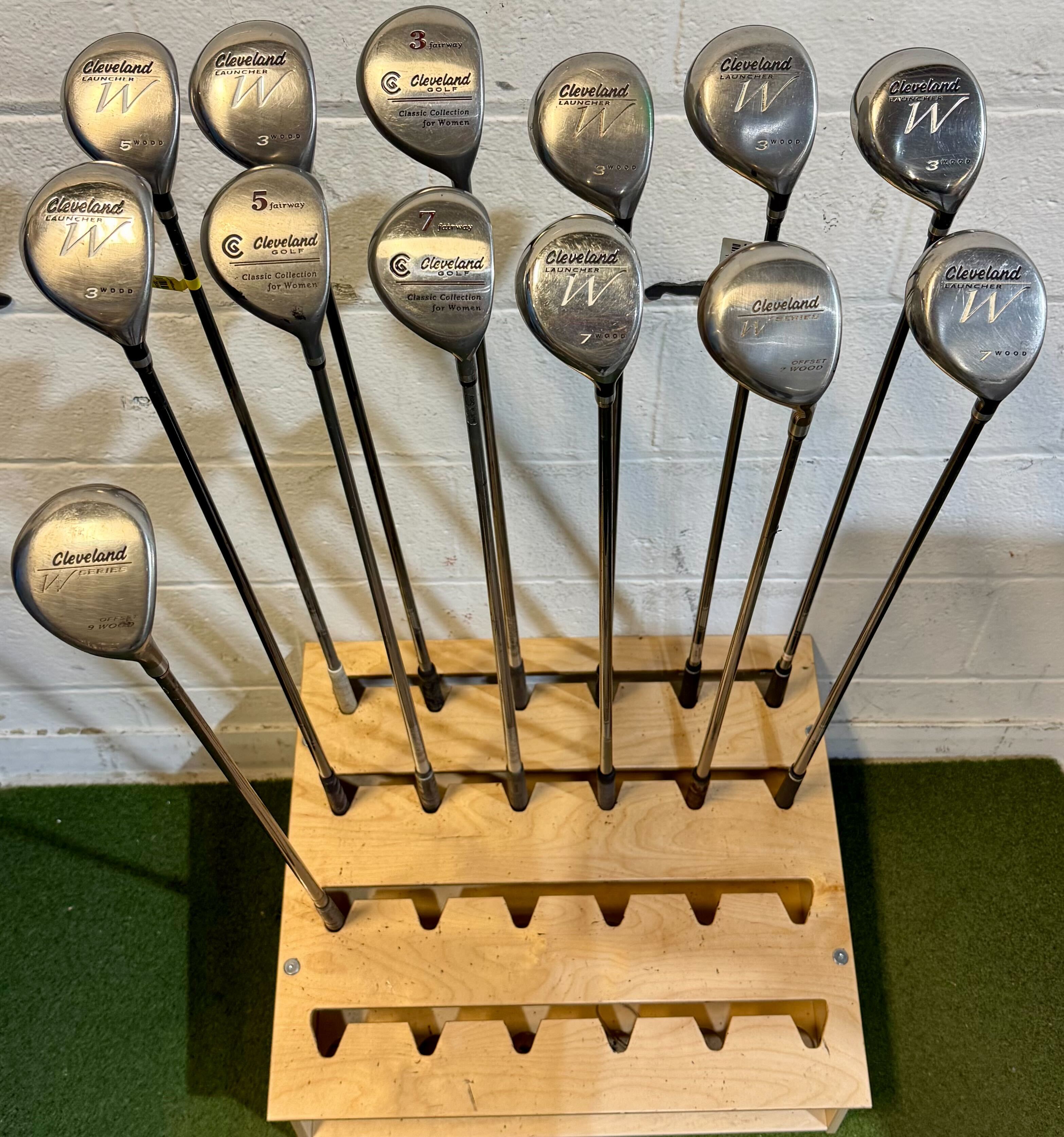 Wholesale Lot of 25 Golf Clubs - Cleveland Fairway Woods-Next Round