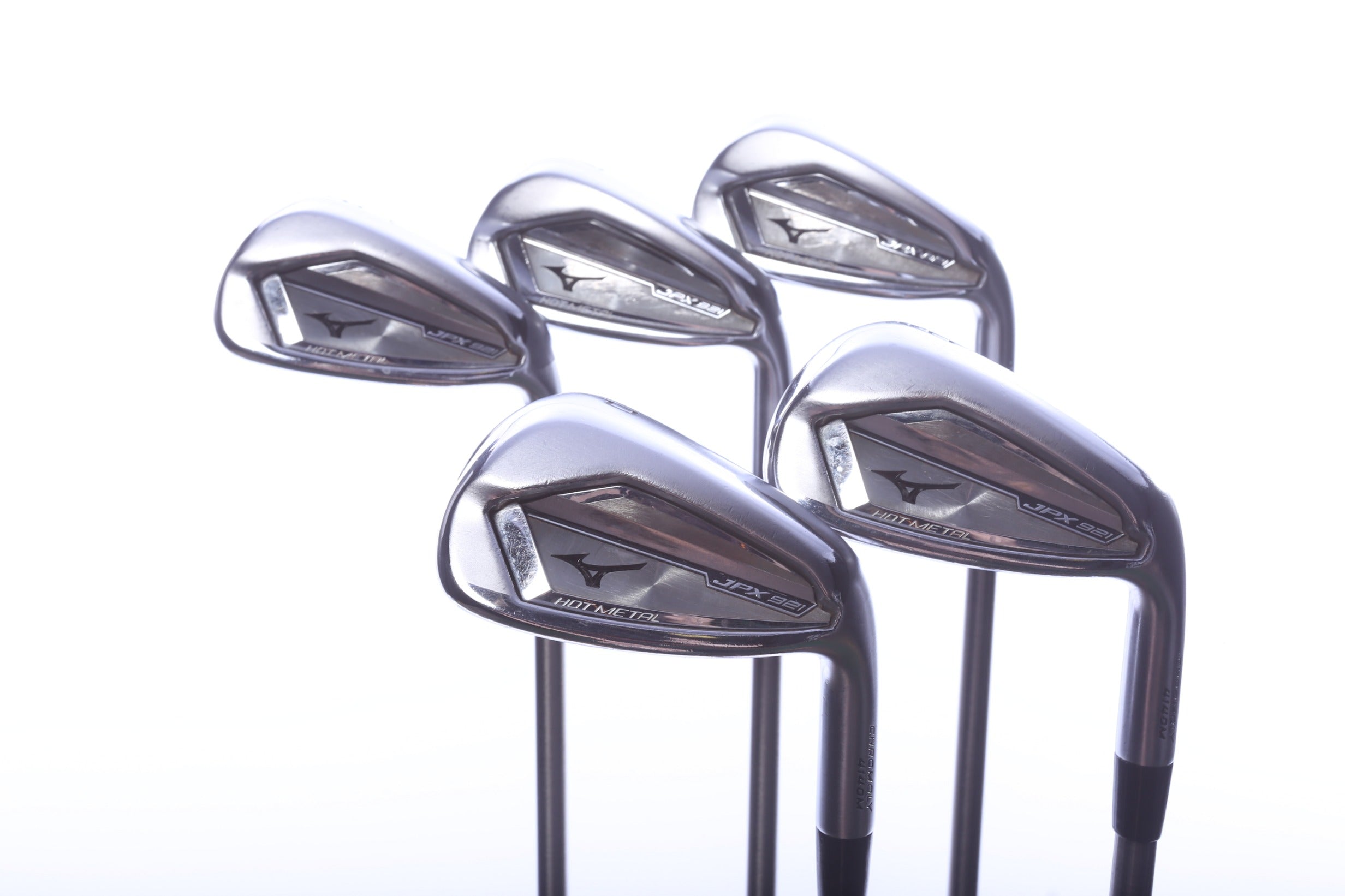 Used Mizuno JPX 921 Hot Metal Iron Set - Right-Handed - 6-PW - Stiff Flex