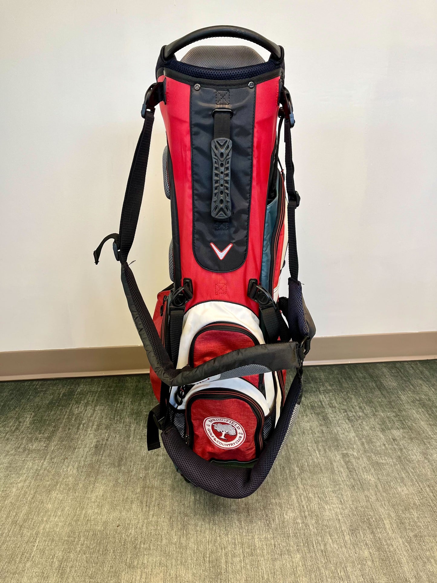Callaway Fusion 14 Springfield G&CC Stand Bag 14 Dividers/6 Pockets with Strap-Next Round