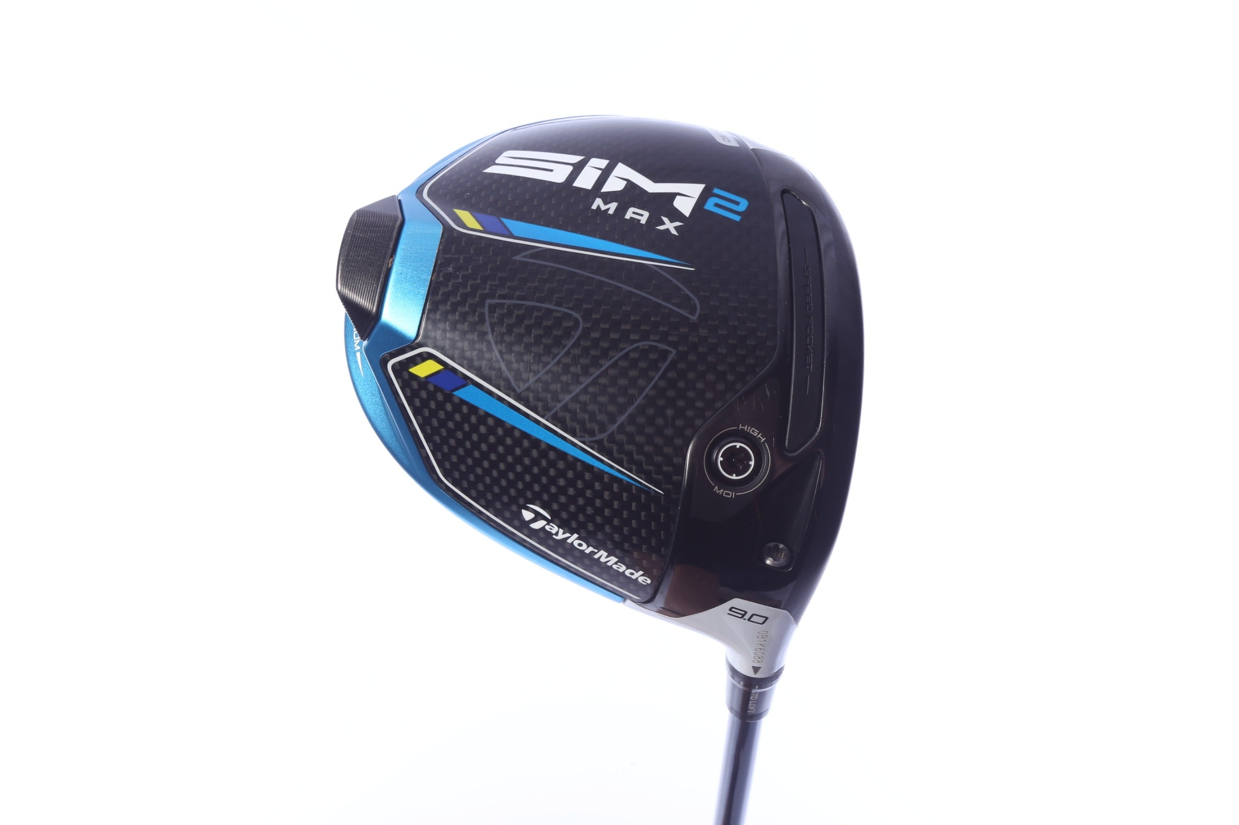 Used TaylorMade SIM2 MAX Driver - 9 Degrees - Stiff Flex Fujikura VENTUS Blue - Right-Handed