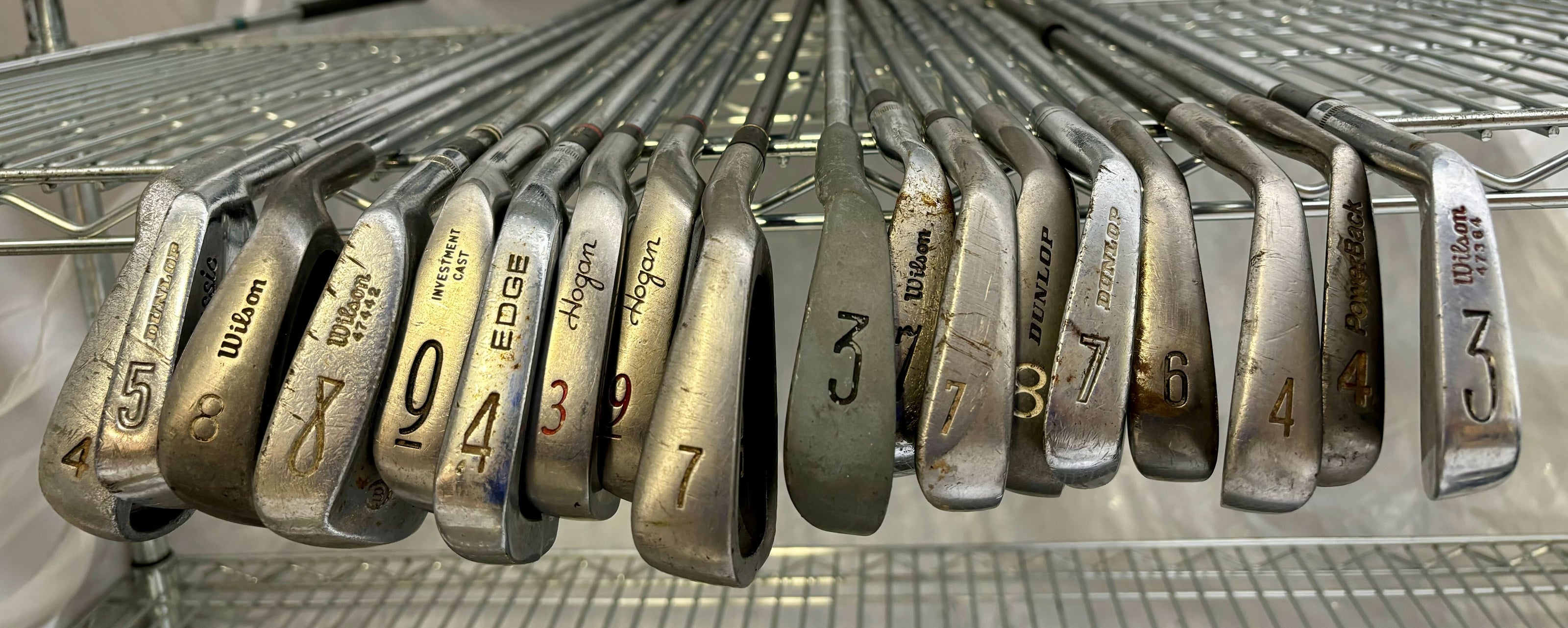 Wholesale Lot of 50 Golf Clubs - Assorted Single Irons and Wedges.-Next Round