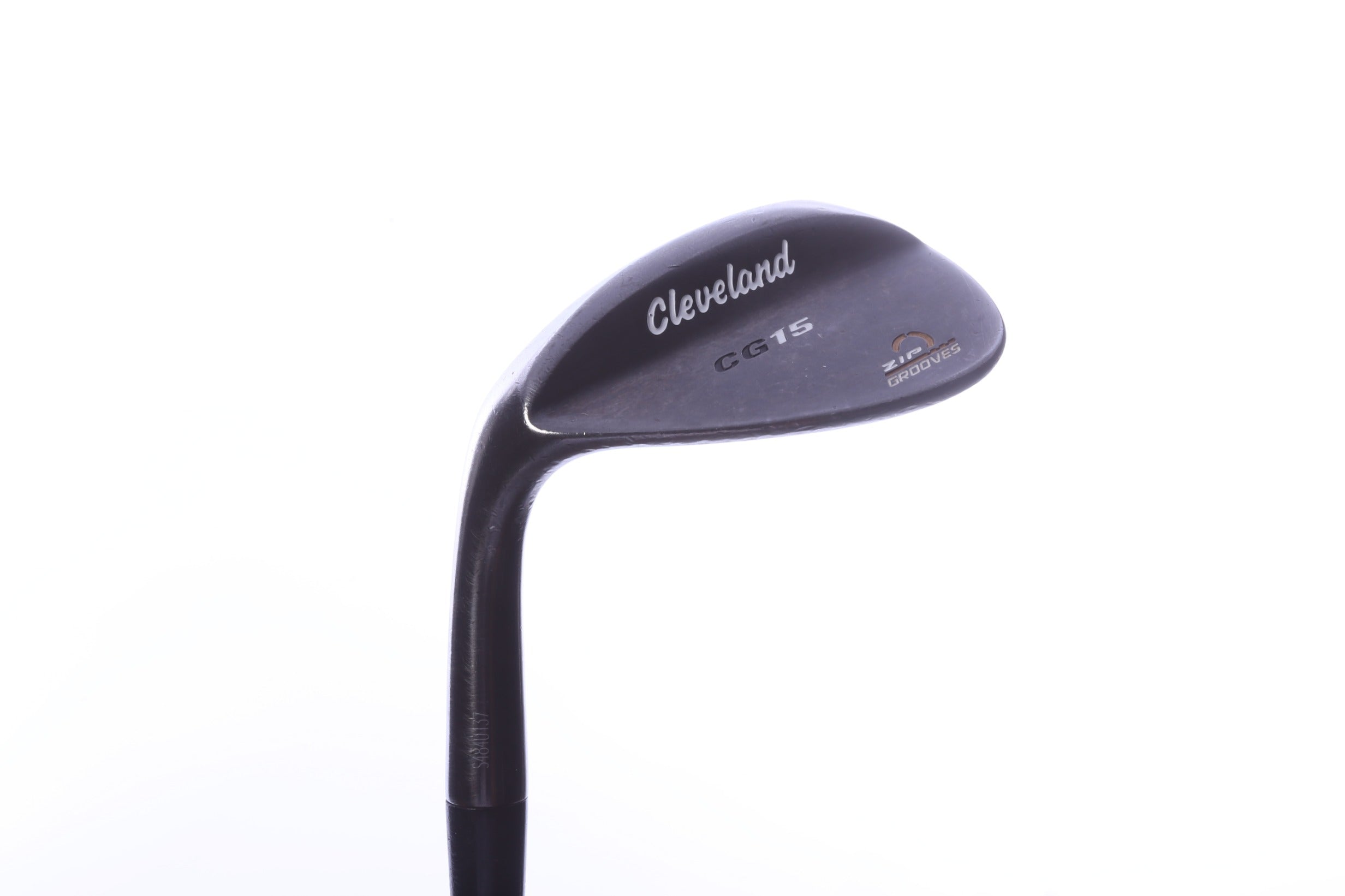 Used Cleveland CG15 Tour Zip Satin Chrome Sand Wedge - Left-Handed - 56 Degrees - Wedge Flex