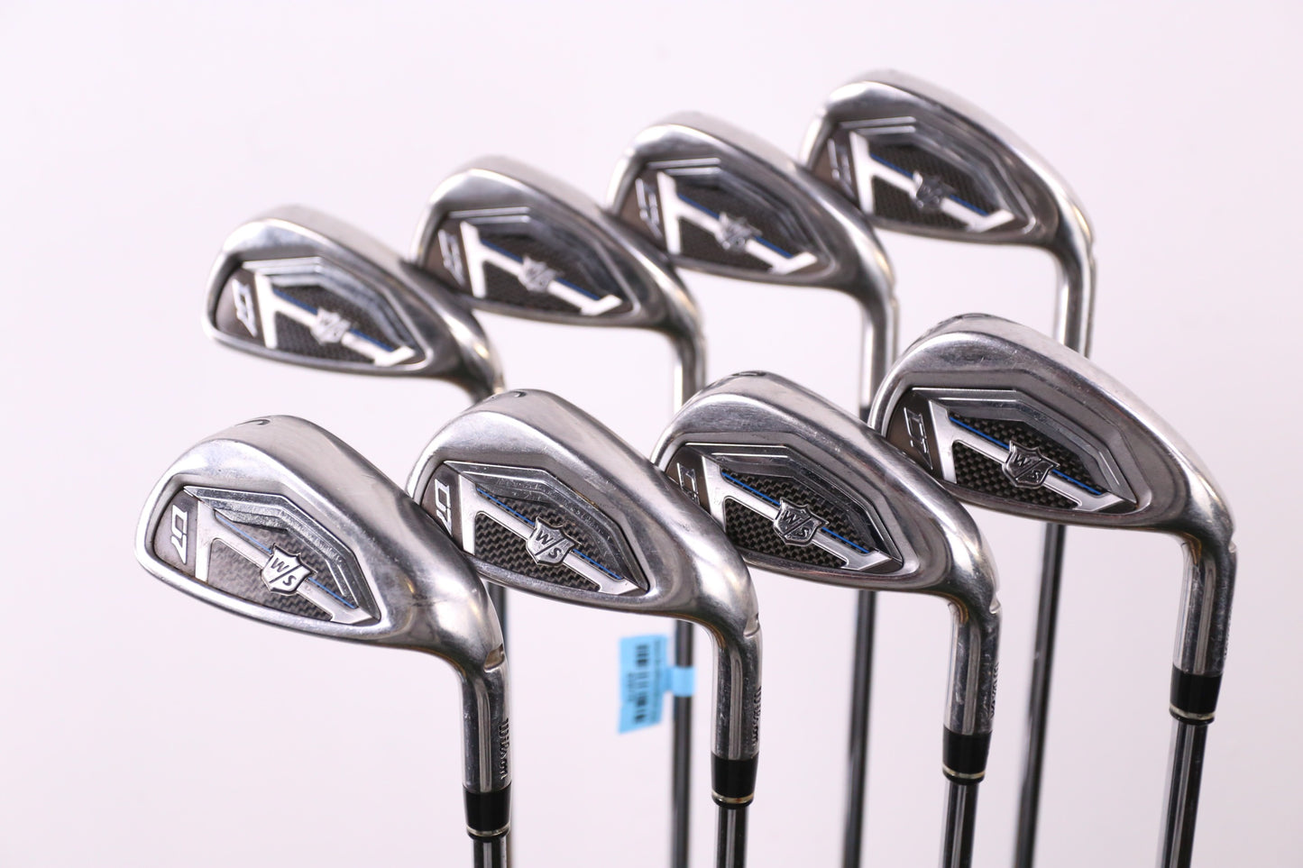 Used Wilson D7 Forged Iron Set - Right-Handed - 5-SW - Stiff Flex-Next Round