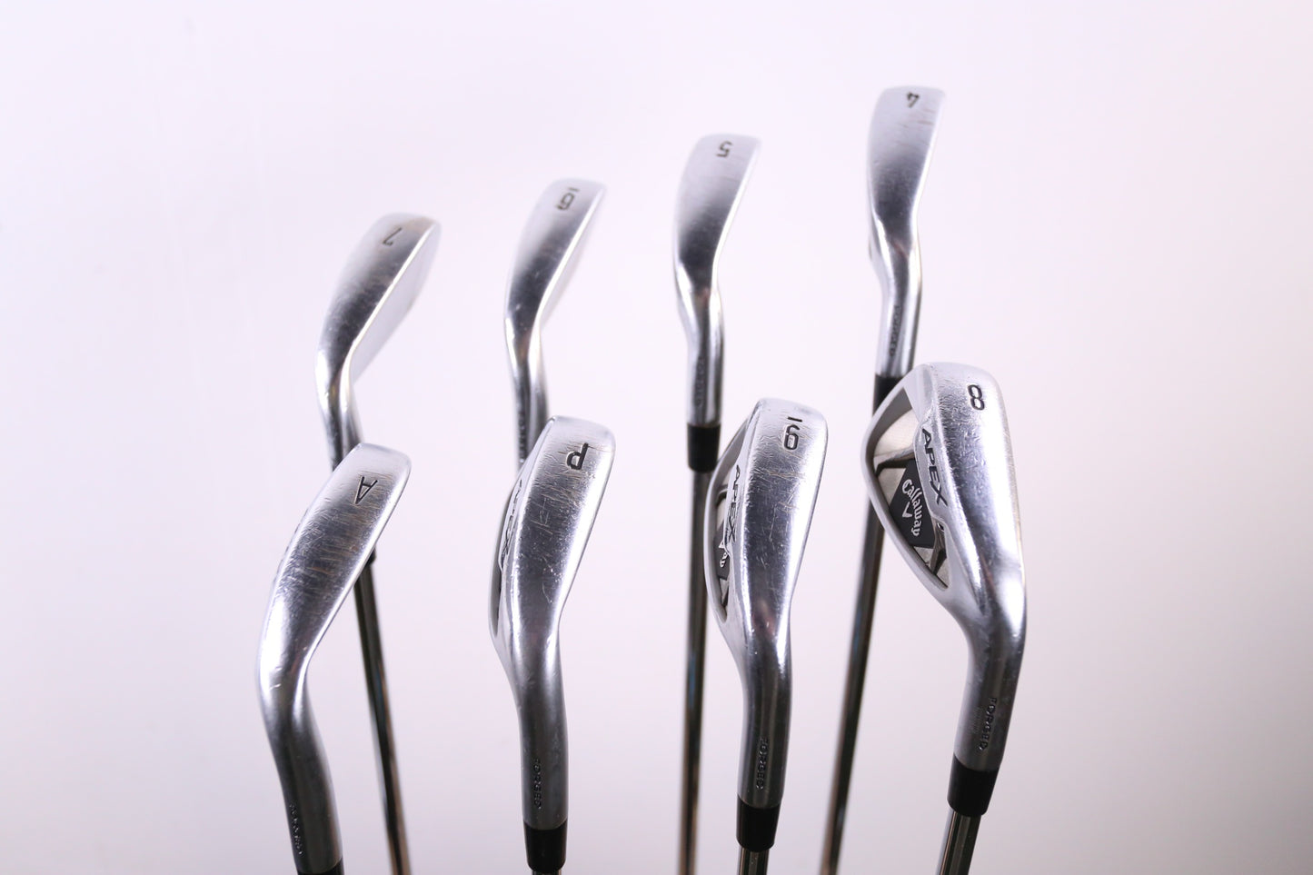 Used Callaway Apex 21 / Apex DCB Combo Iron Set - Right-Handed - 4-AW - Regular Flex-Next Round