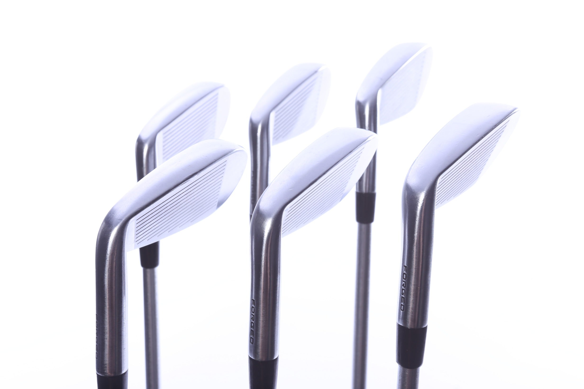 Used Callaway Apex Ti Fusion Plated Iron Set - Right-Handed - 5-PW - Stiff Flex
