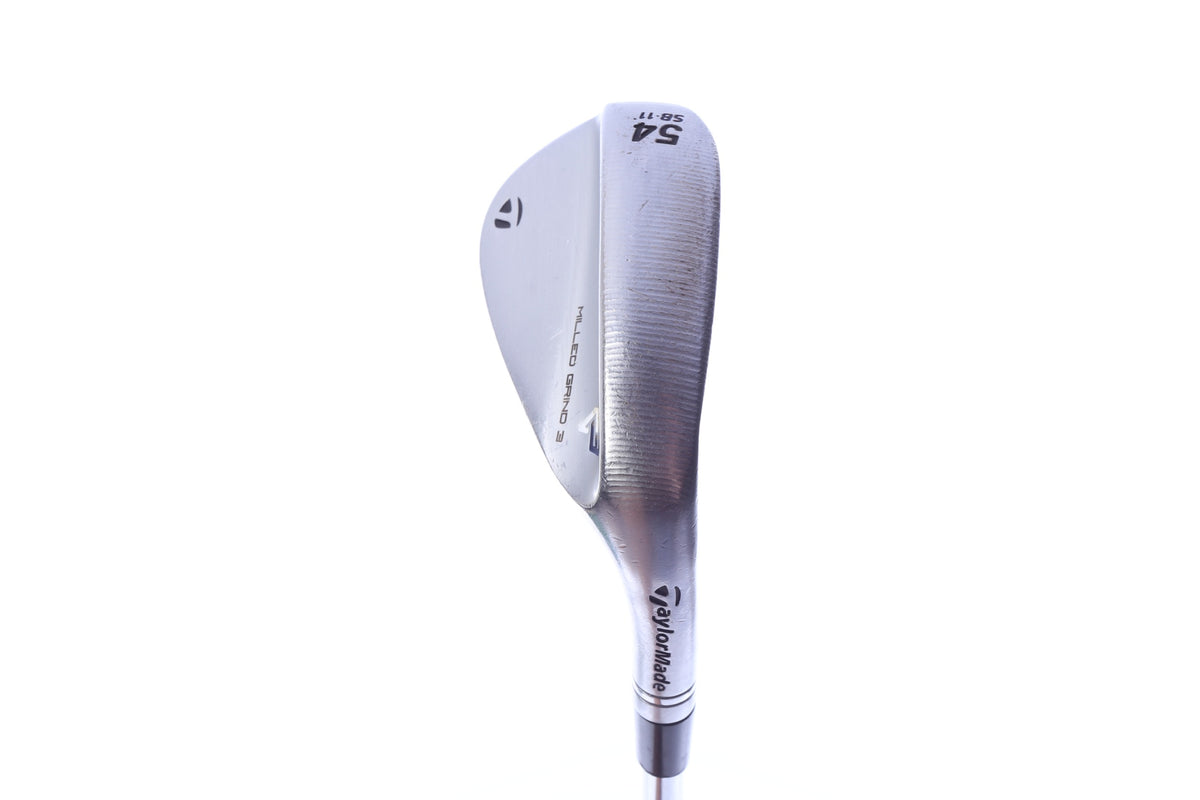 Used TaylorMade Milled Grind 3 Chrome Sand Wedge - Right-Handed - 54 Degrees - Stiff Flex