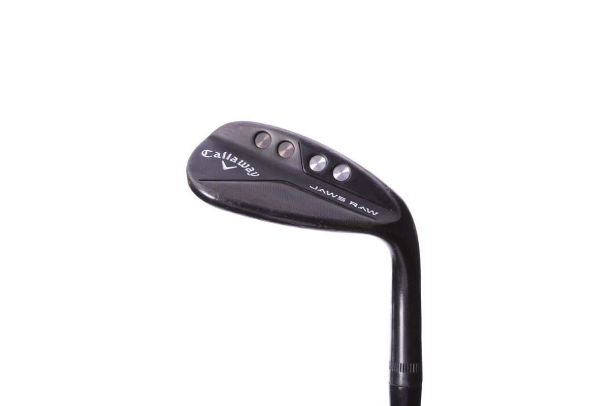 Used Callaway JAWS Raw Black Plasma Lob Wedge - Right-Handed - 58 Degrees - Wedge Flex